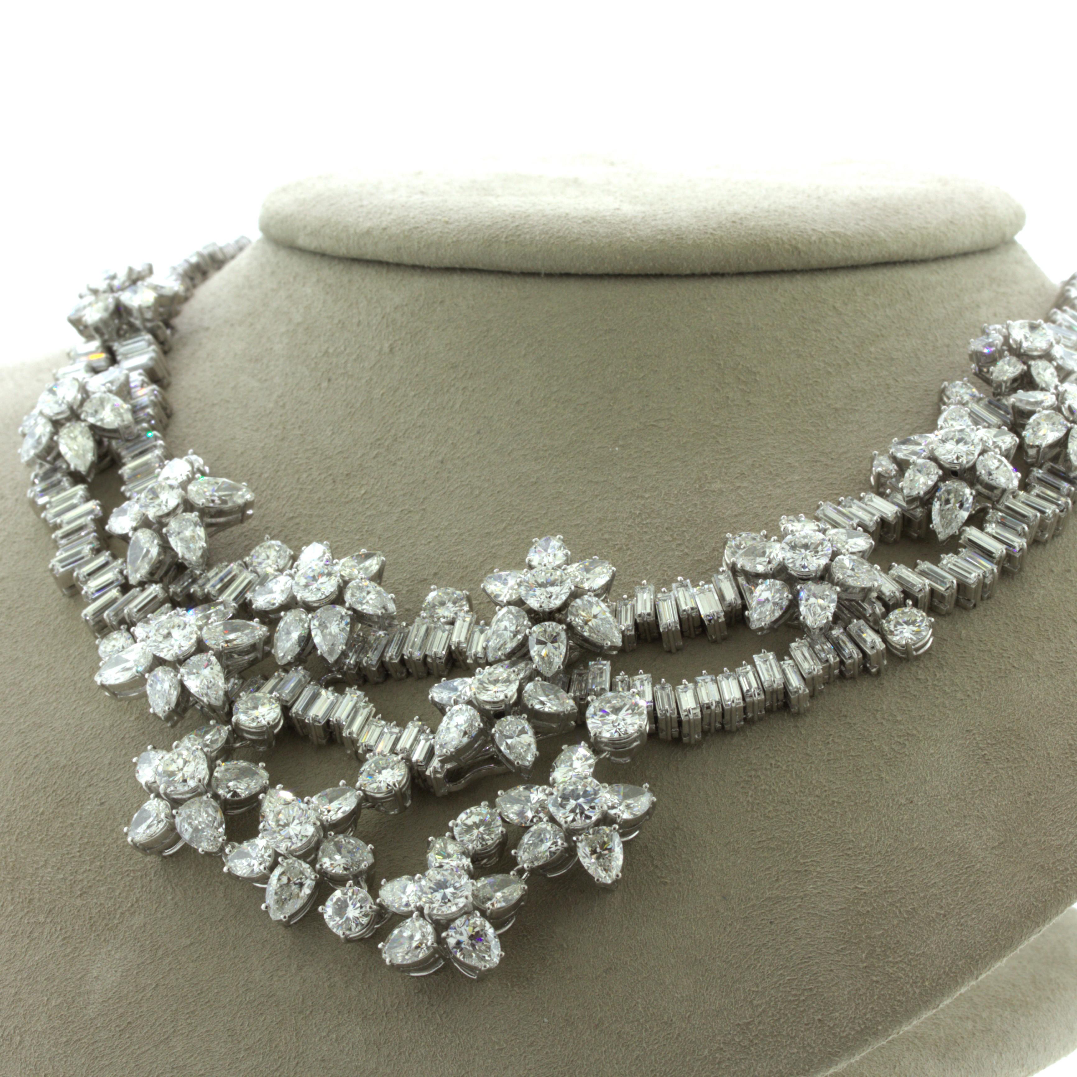 84 carat diamond necklace