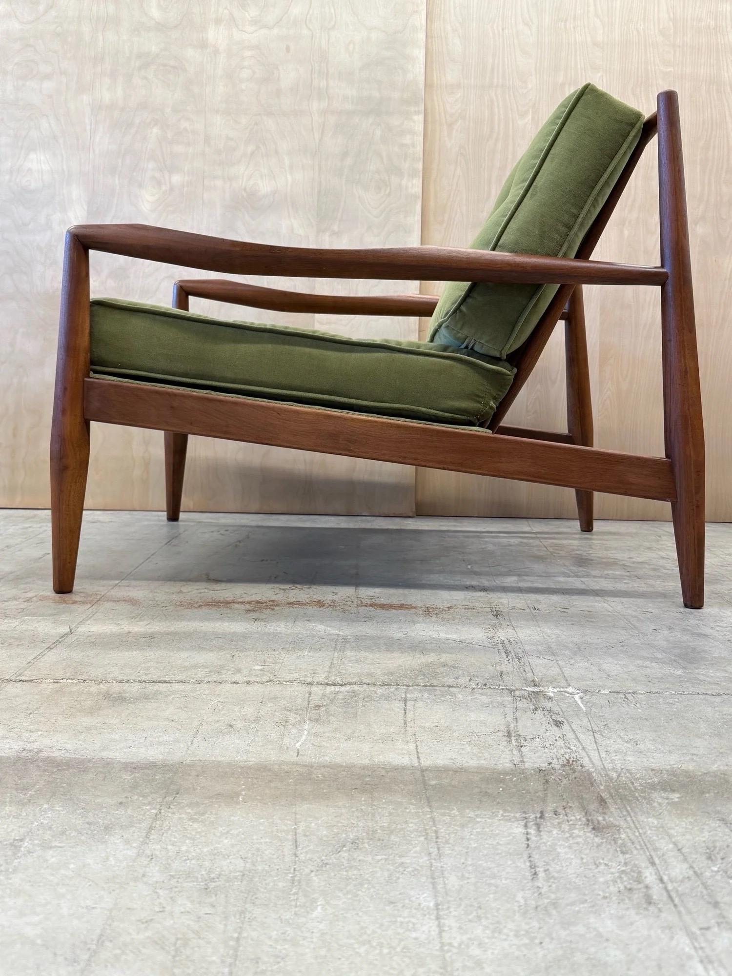 Sillón de mediados de siglo 843-C de Adrian Pearsall para Craft Associates Estadounidense en venta