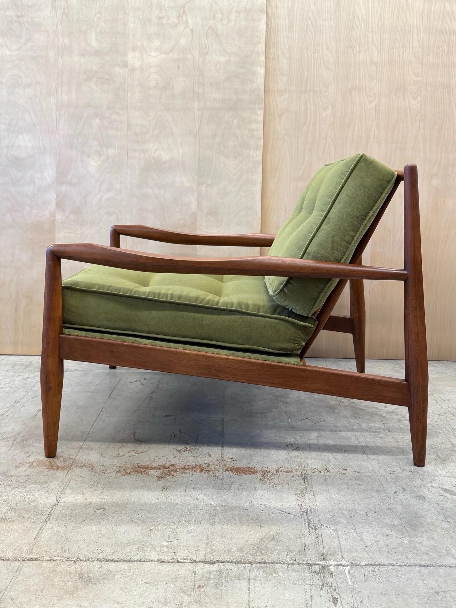 Sillón de mediados de siglo 843-C de Adrian Pearsall para Craft Associates mediados del siglo XX en venta