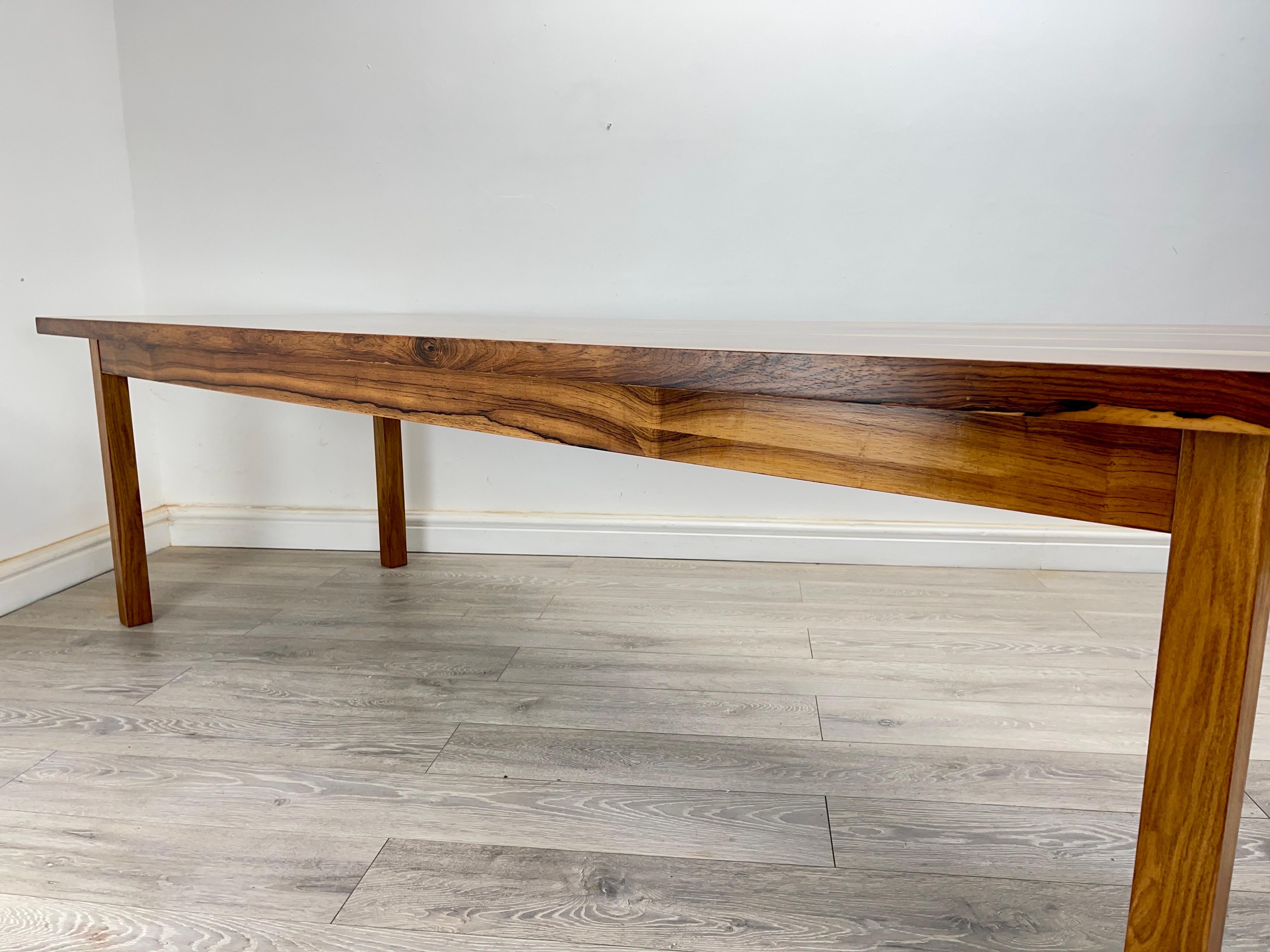 British Midcentury Rosewood Dining Table 