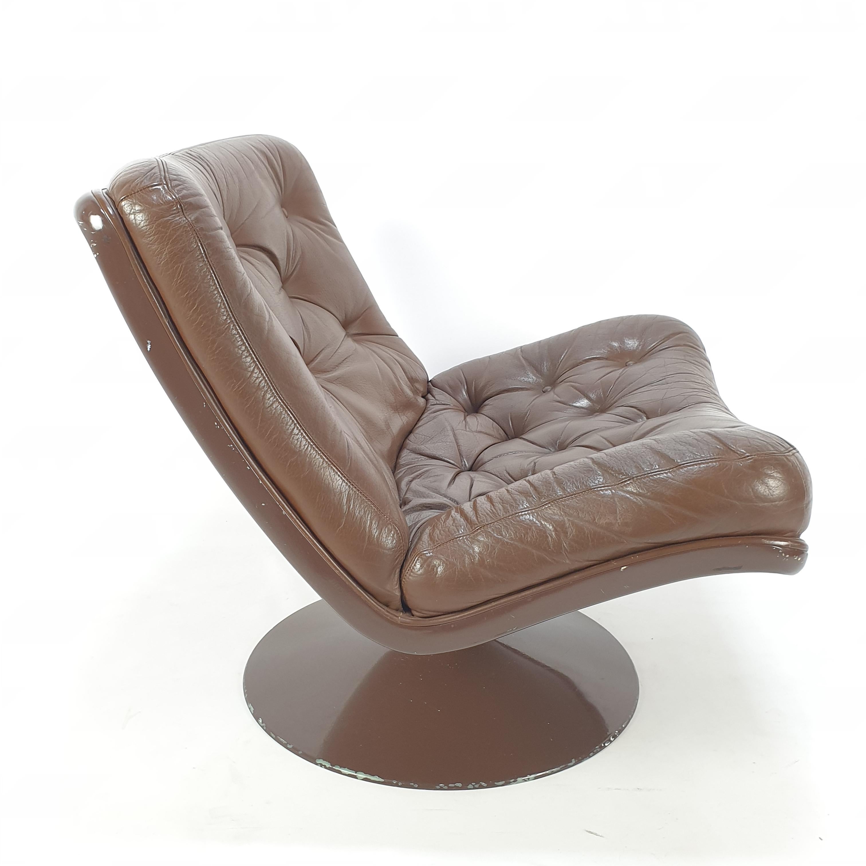 Mid-Century Modern Mid Century 975 Lounge Chair by Geoffrey Harcourt for Artifort, 1960s For Sale