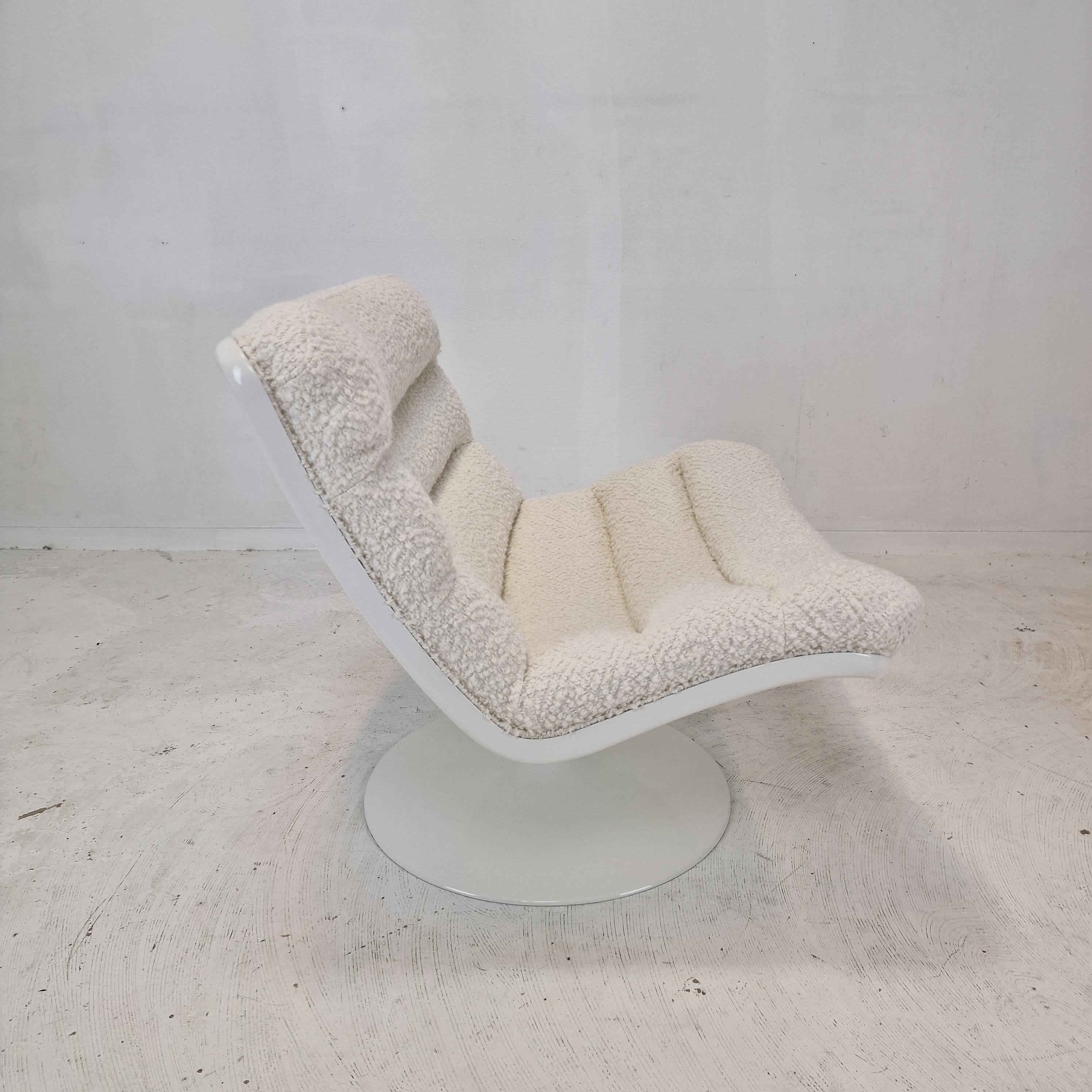 Fiberglass Midcentury 975 Lounge Chair by Geoffrey Harcourt for Artifort, 1960s