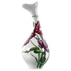 Mid-Century A. Campi for Lavenia (SCI Laveno) Hand-Glazed Ceramic Vase 50s Italy