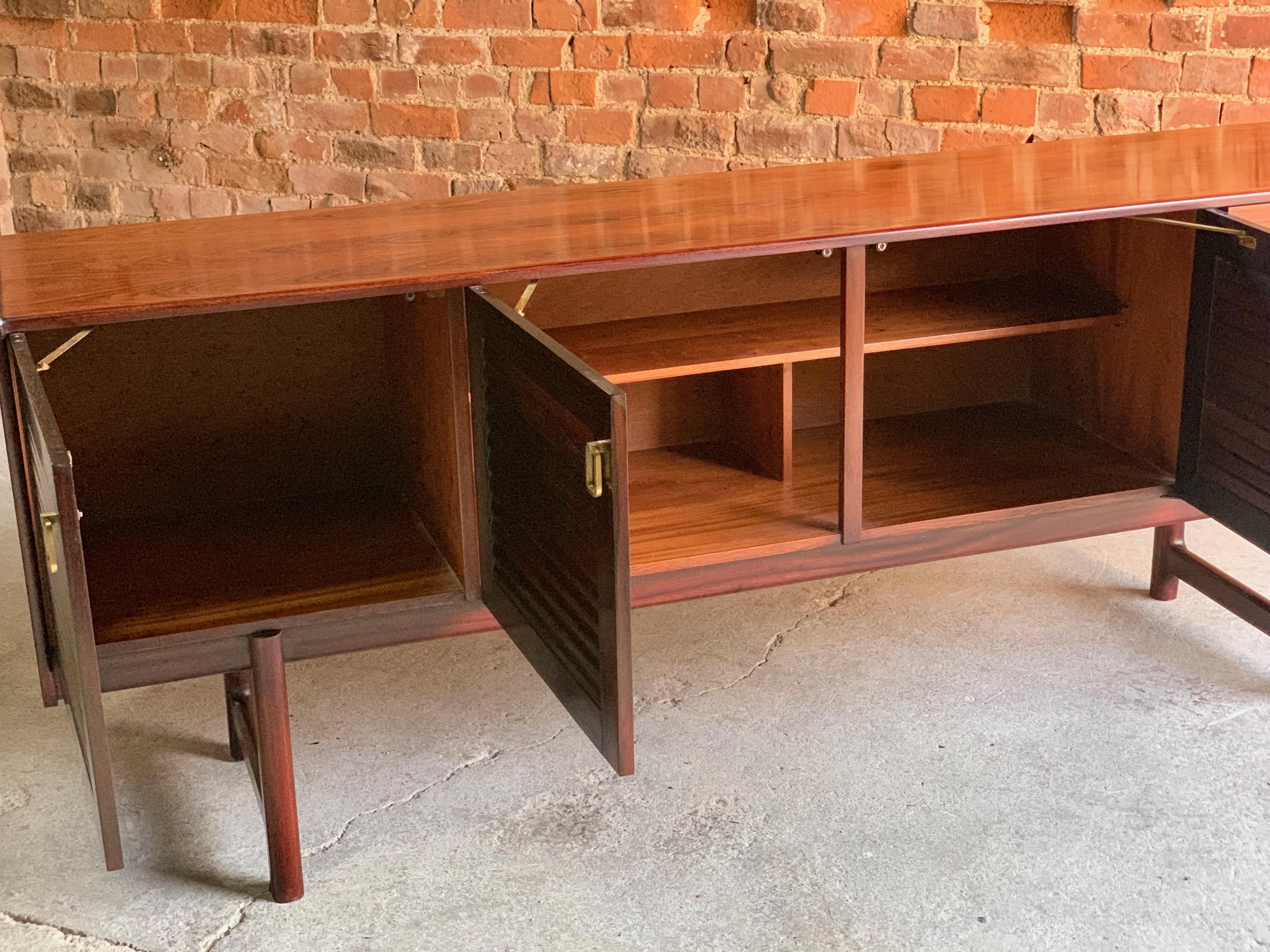 Midcentury A. H. McIntosh & Co of Kirkcaldy Rosewood Sideboard Credenza, 1970s 1