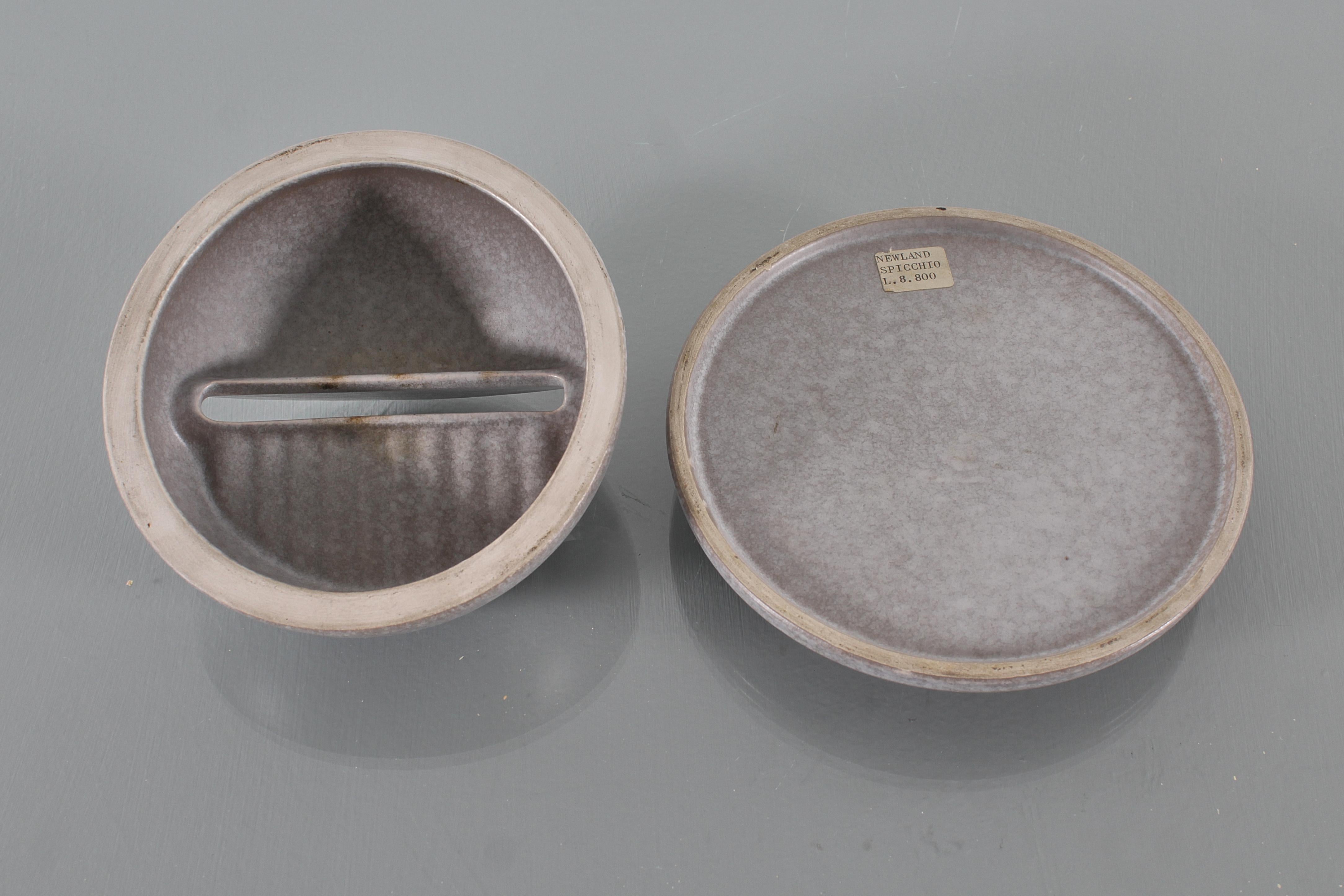 Posacenere in ceramica stile A. Mangiarotti, metà secolo, anni '70, Italia in vendita 2