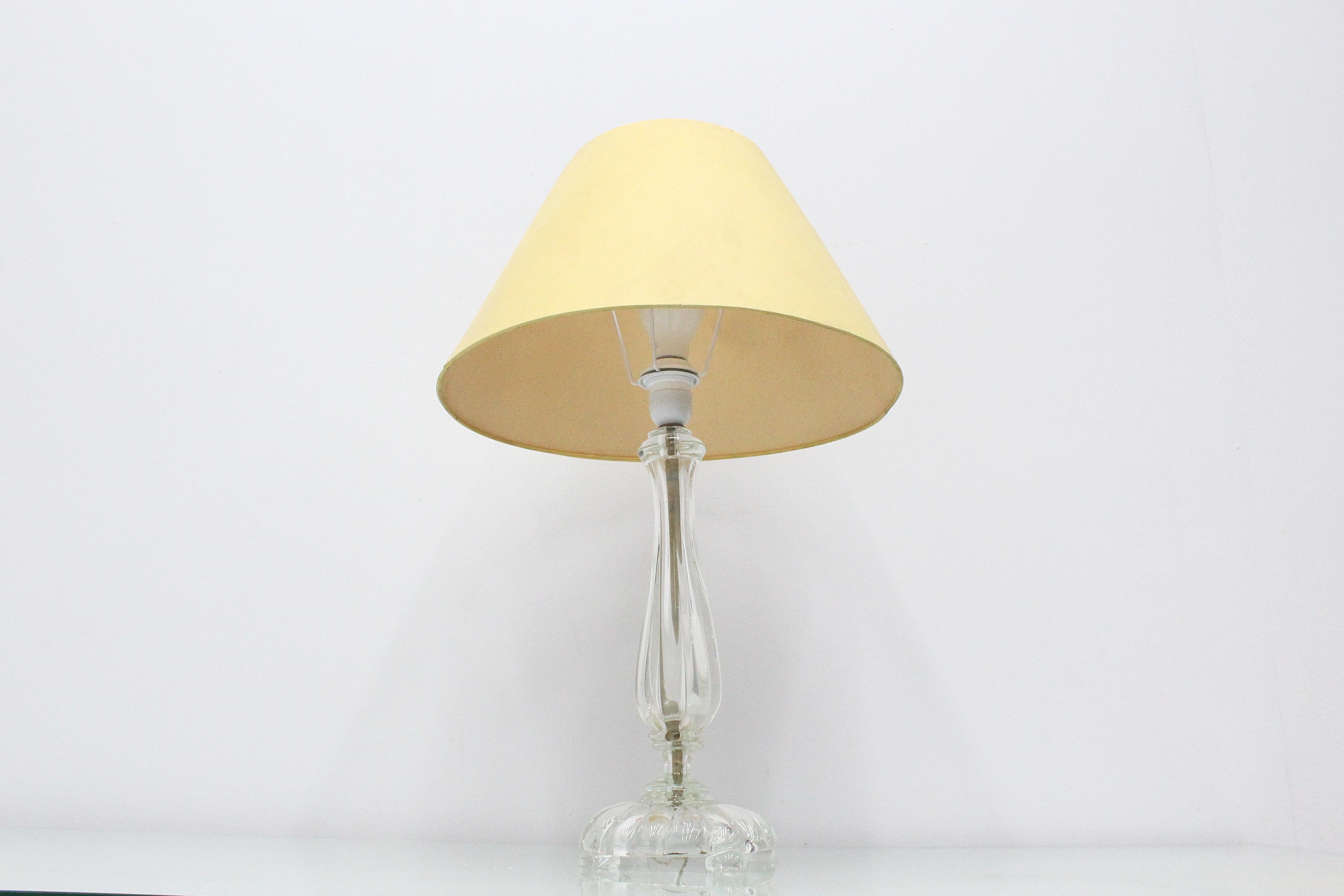 Mid-20th Century Mid-Century A. Seguso  Murano Glass Table Lamp 40s Italy