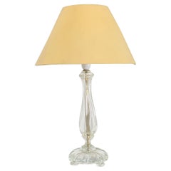Mid-Century A. Seguso  Murano Glass Table Lamp 40s Italy