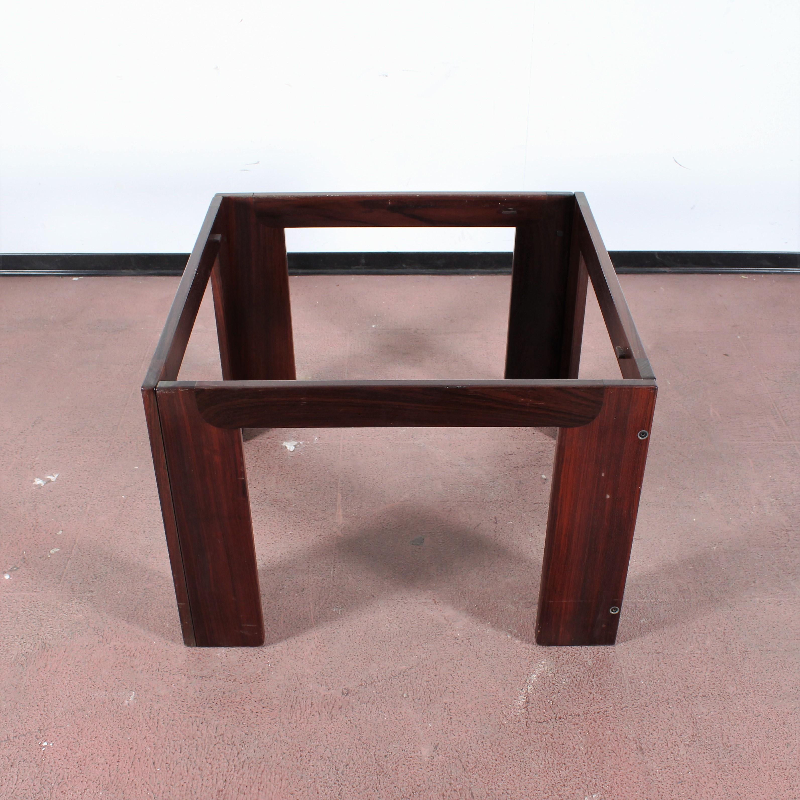 Mid-Century A. & T. Scarpa for Cassina, Meda Wood Coffee Table mod 771 '65 Italy 3