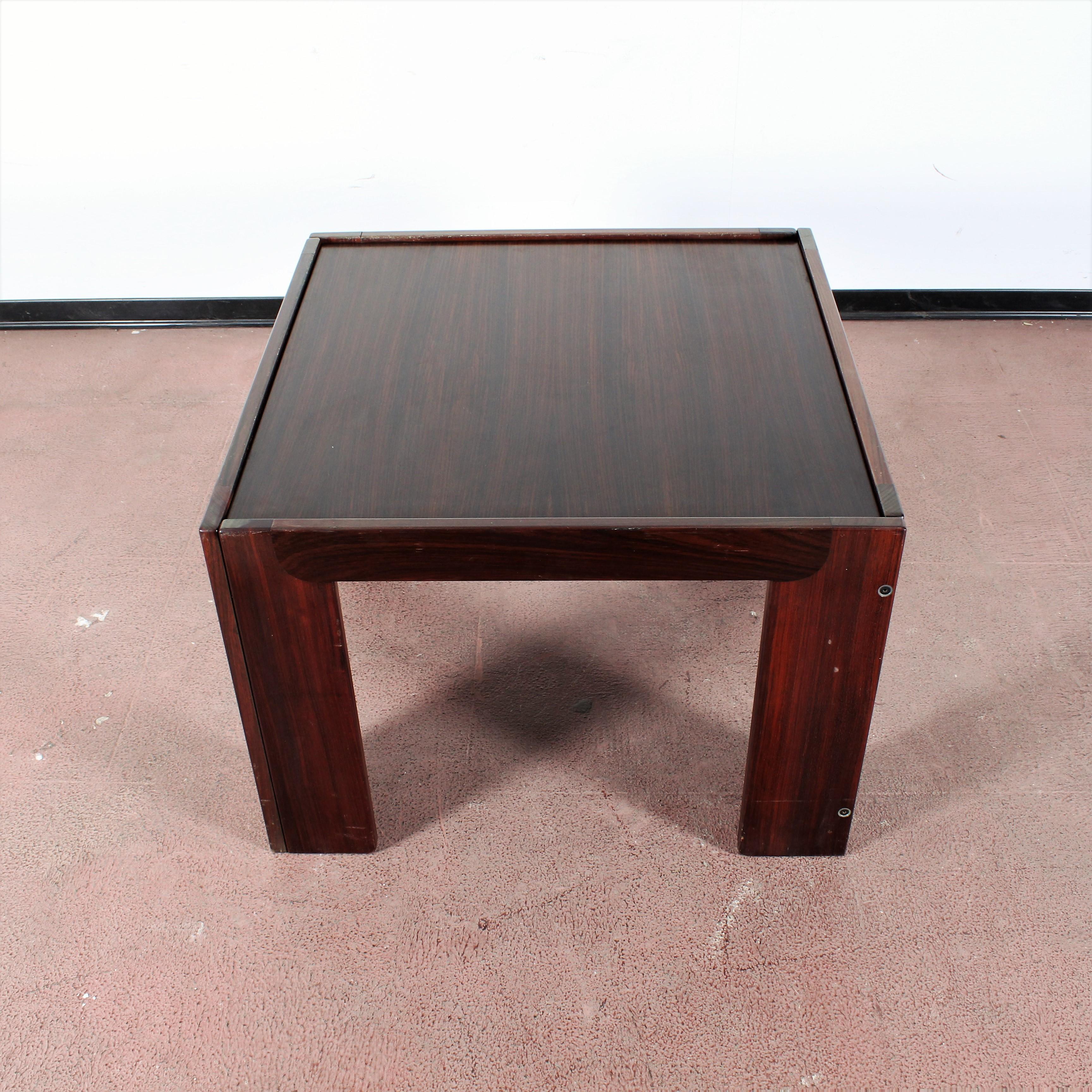 Mid-Century A. & T. Scarpa for Cassina, Meda Wood Coffee Table mod 771 '65 Italy 8
