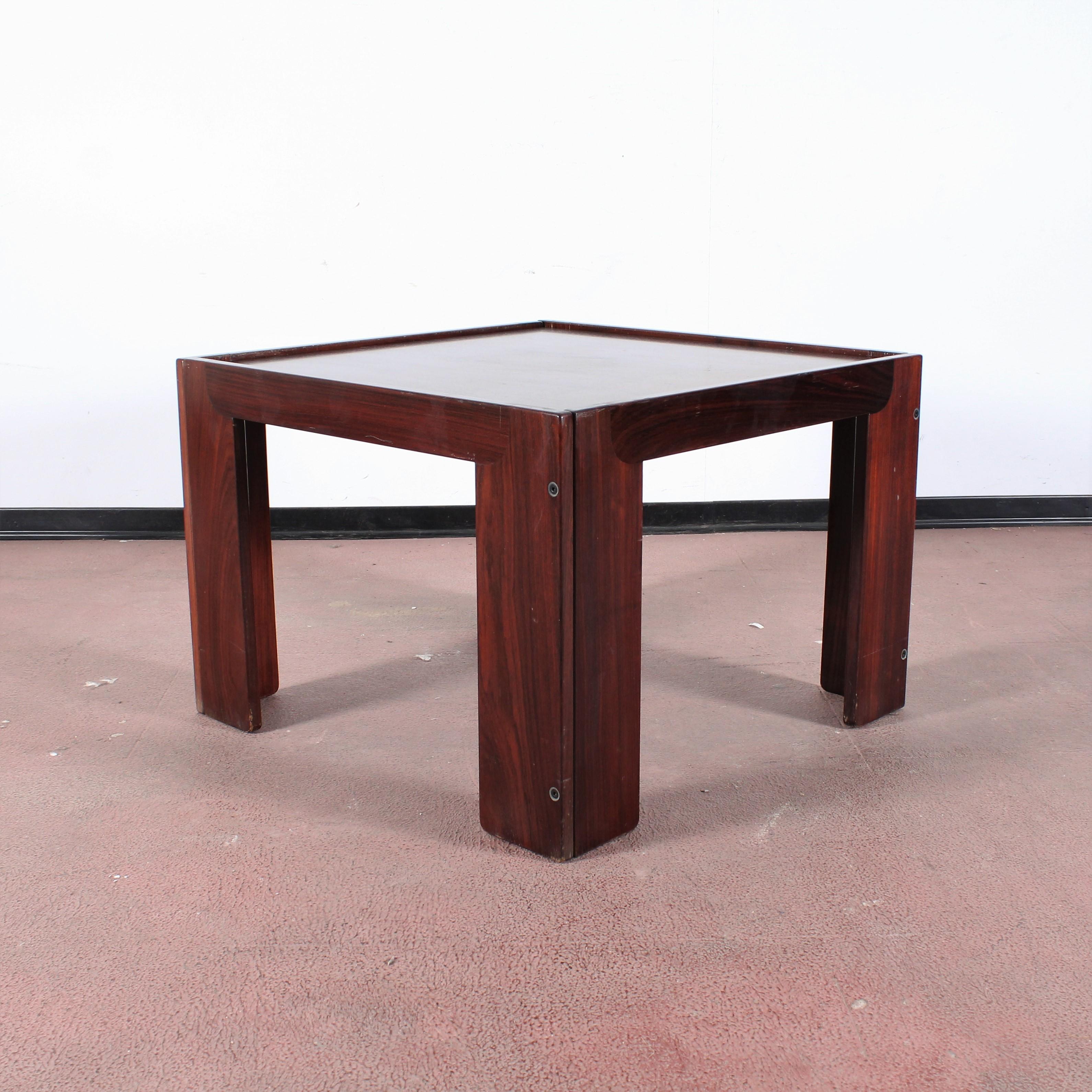 Mid-20th Century Mid-Century A. & T. Scarpa for Cassina, Meda Wood Coffee Table mod 771 '65 Italy