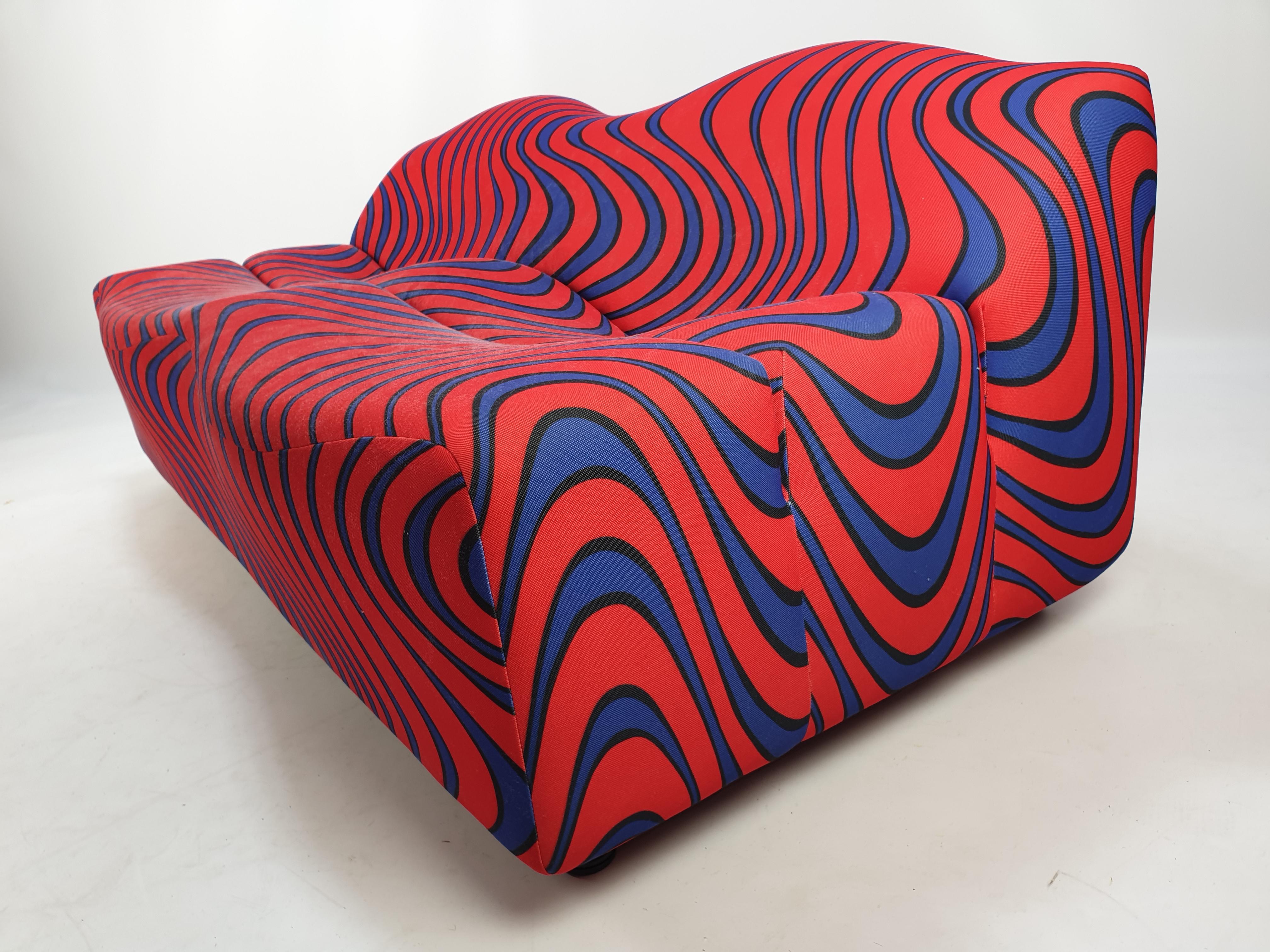 Mid-Century ABCD 2-Sitzer-Sofa von Pierre Paulin für Artifort (Gewebt) im Angebot
