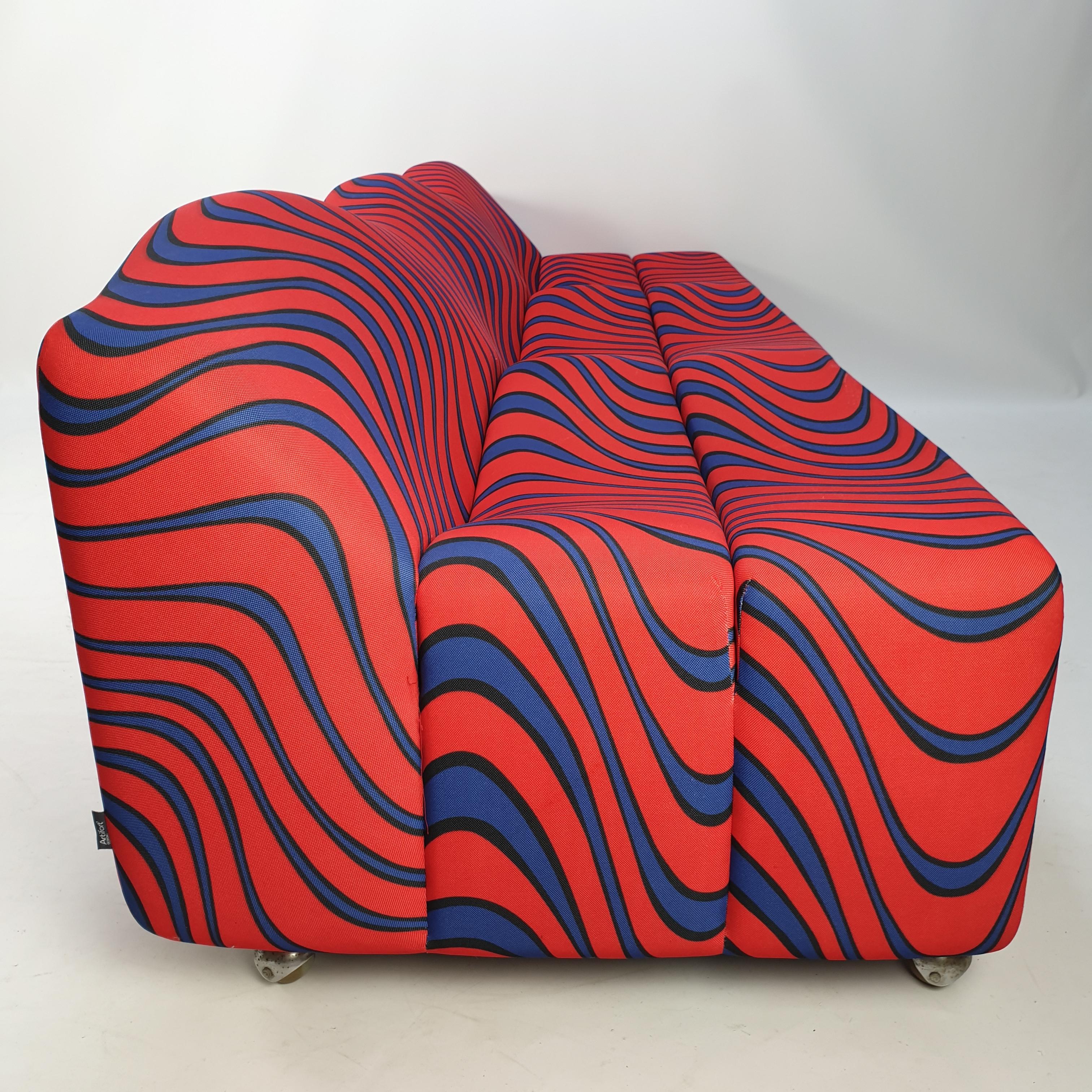 ABCD 3-Sitzer-Sofa aus der Mitte des Jahrhunderts von Pierre Paulin für Artifort im Angebot 2