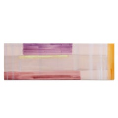 Mid Century Abstract Acrylic Painting on Canvas