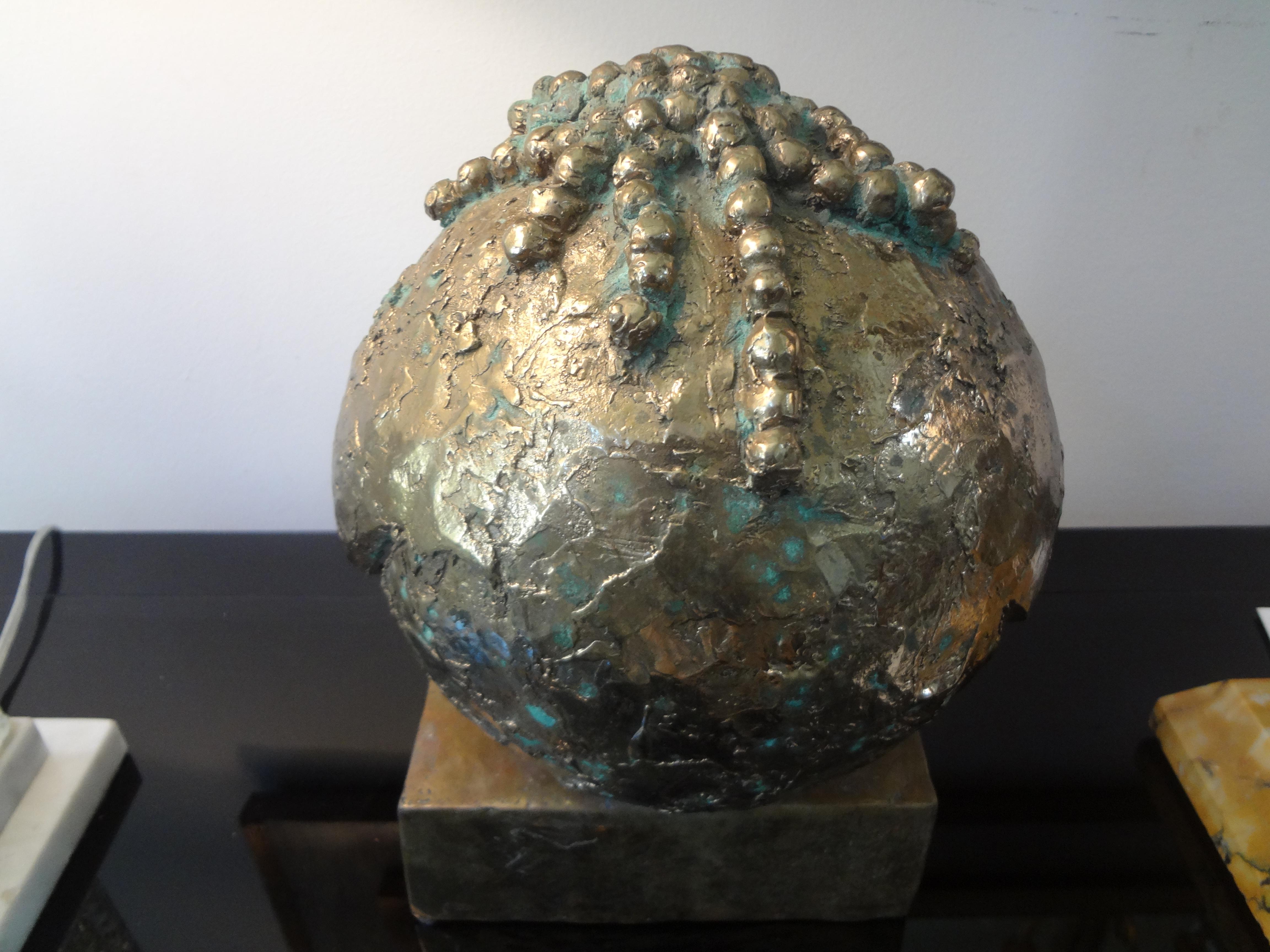 Midcentury Abstract Bronze Sculpture For Sale 6