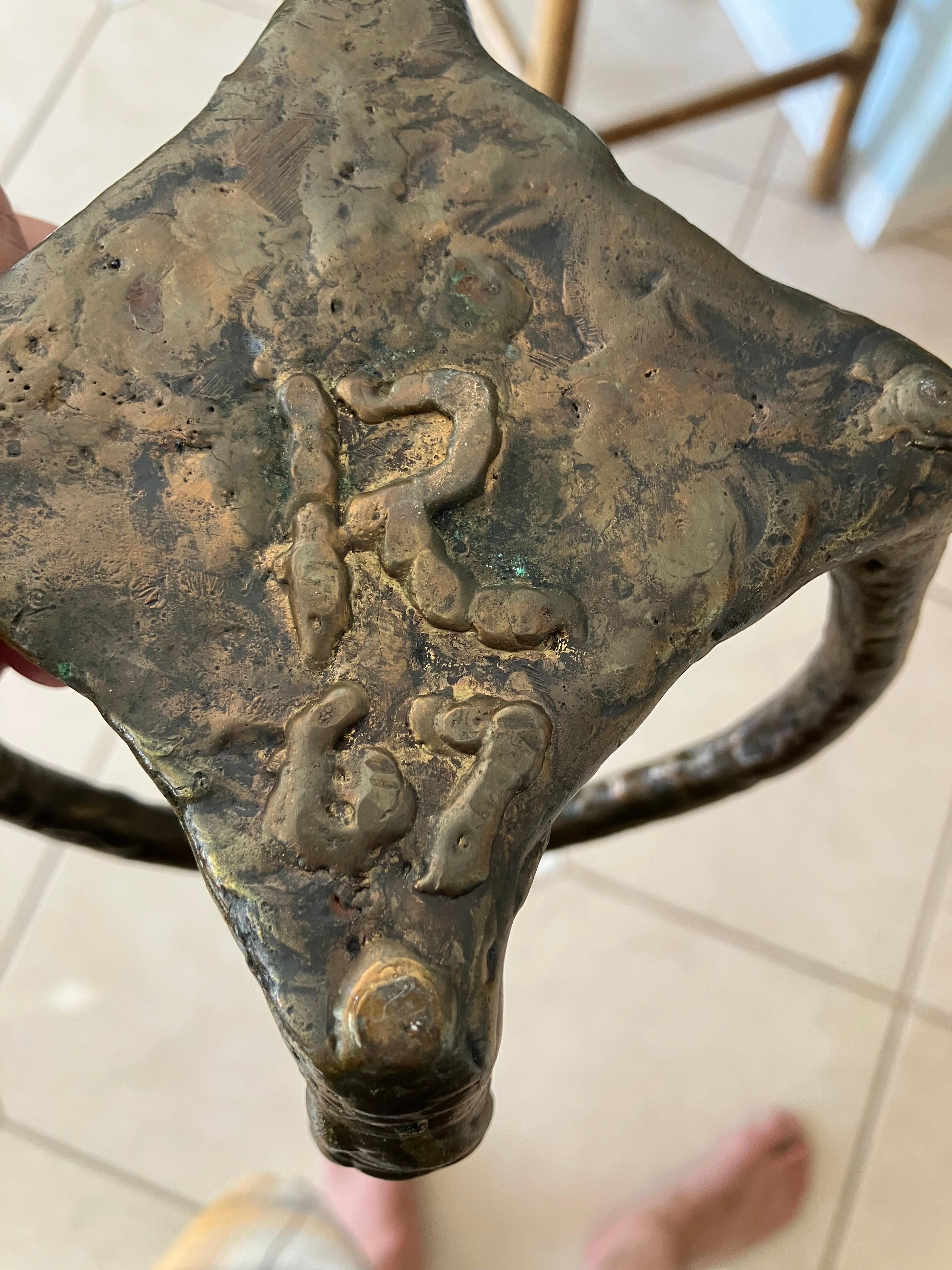 Mitte des Jahrhunderts  Abstrakte brutalistische Bronze im Zustand „Gut“ im Angebot in San Francisco, CA