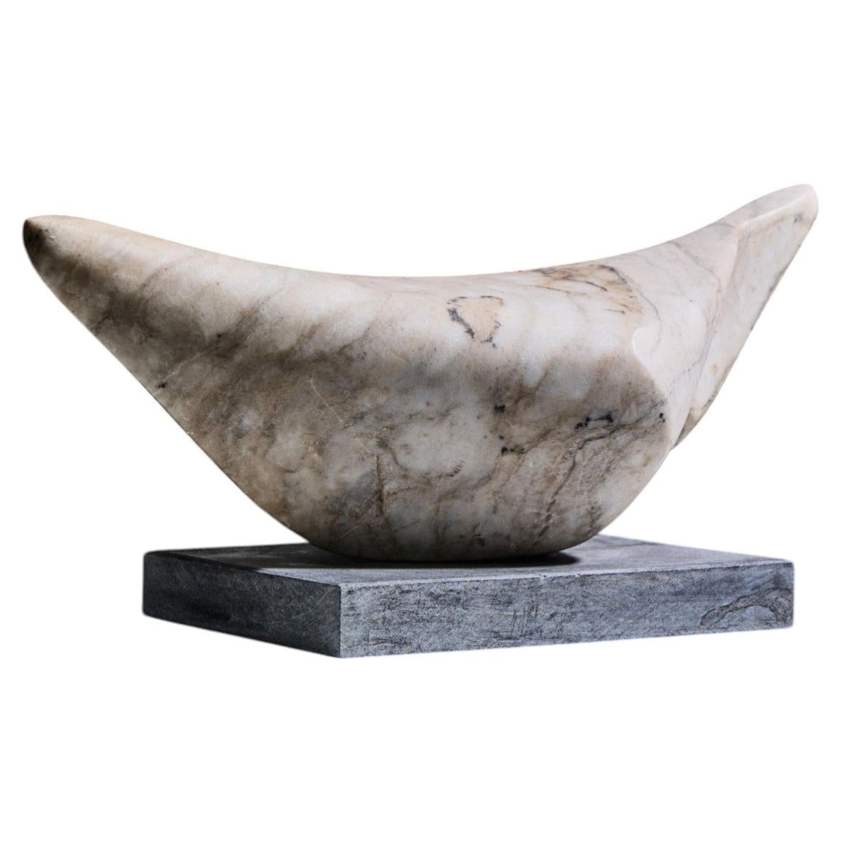 Mid Century Abstract Carved Stone Sculpture