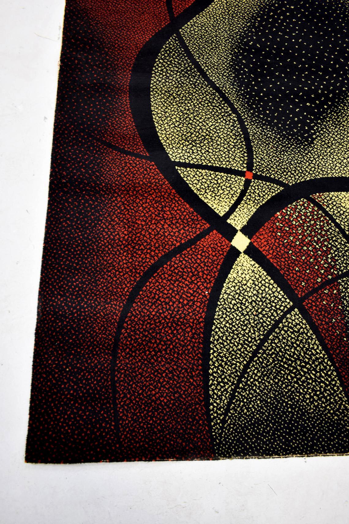 Abstrakter Design-Teppich aus der Mitte des Jahrhunderts (20. Jahrhundert) im Angebot