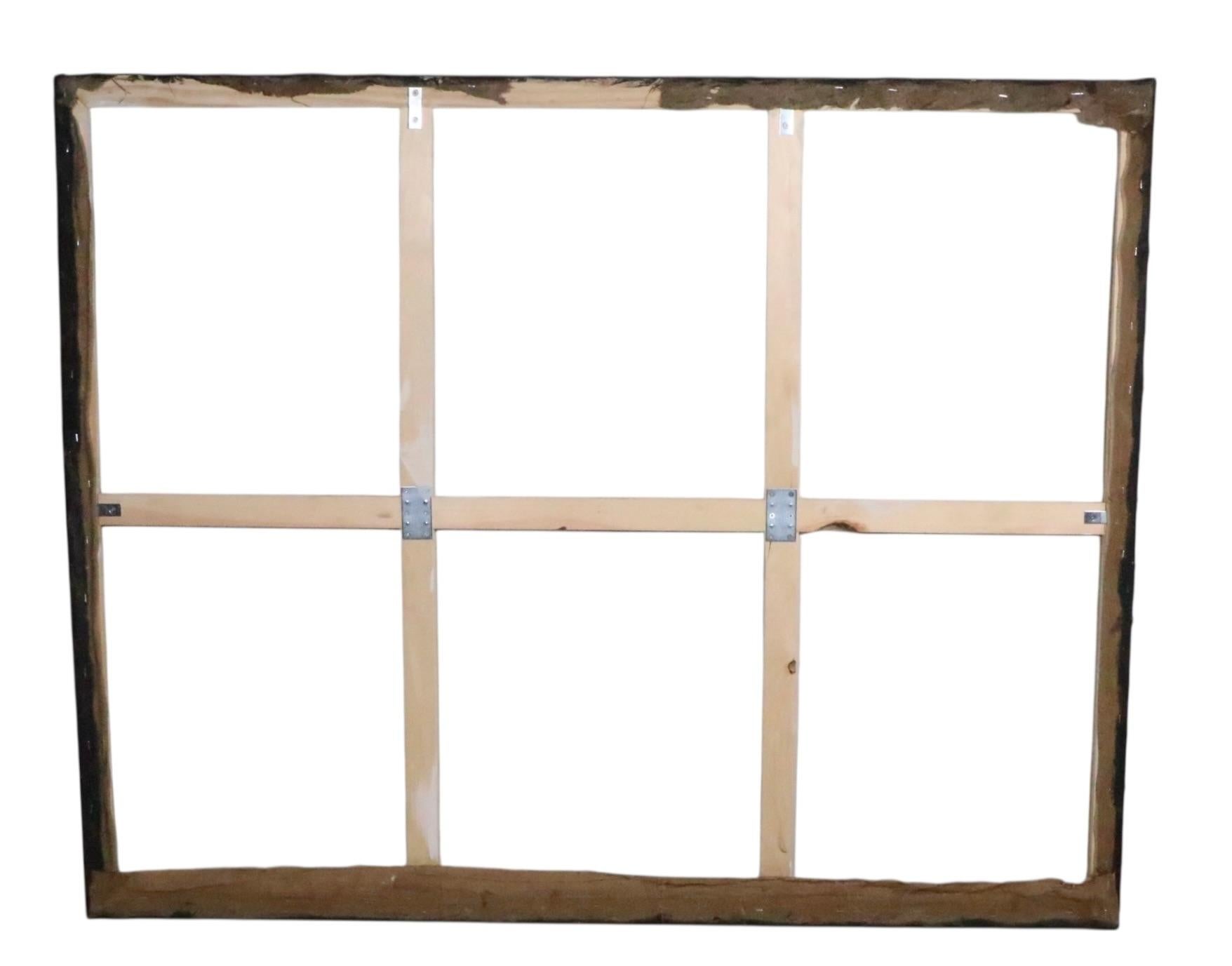 Abstraktes expressionistisches Acrylgemälde von Jules Granowitz aus der Mitte des Jahrhunderts, ca. 1950er Jahre im Angebot 7