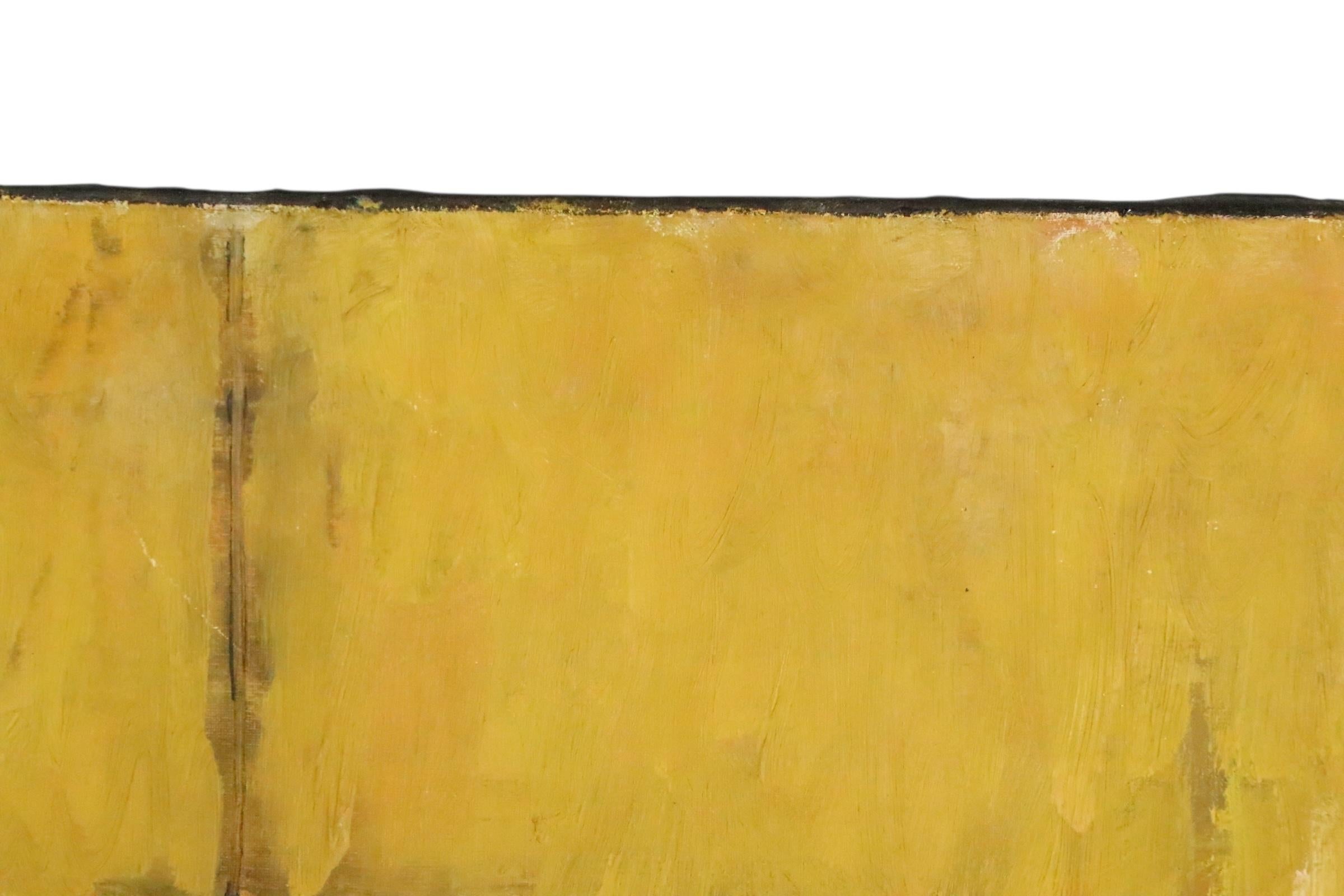 Abstraktes expressionistisches Acrylgemälde von Jules Granowitz aus der Mitte des Jahrhunderts, ca. 1950er Jahre (20. Jahrhundert) im Angebot