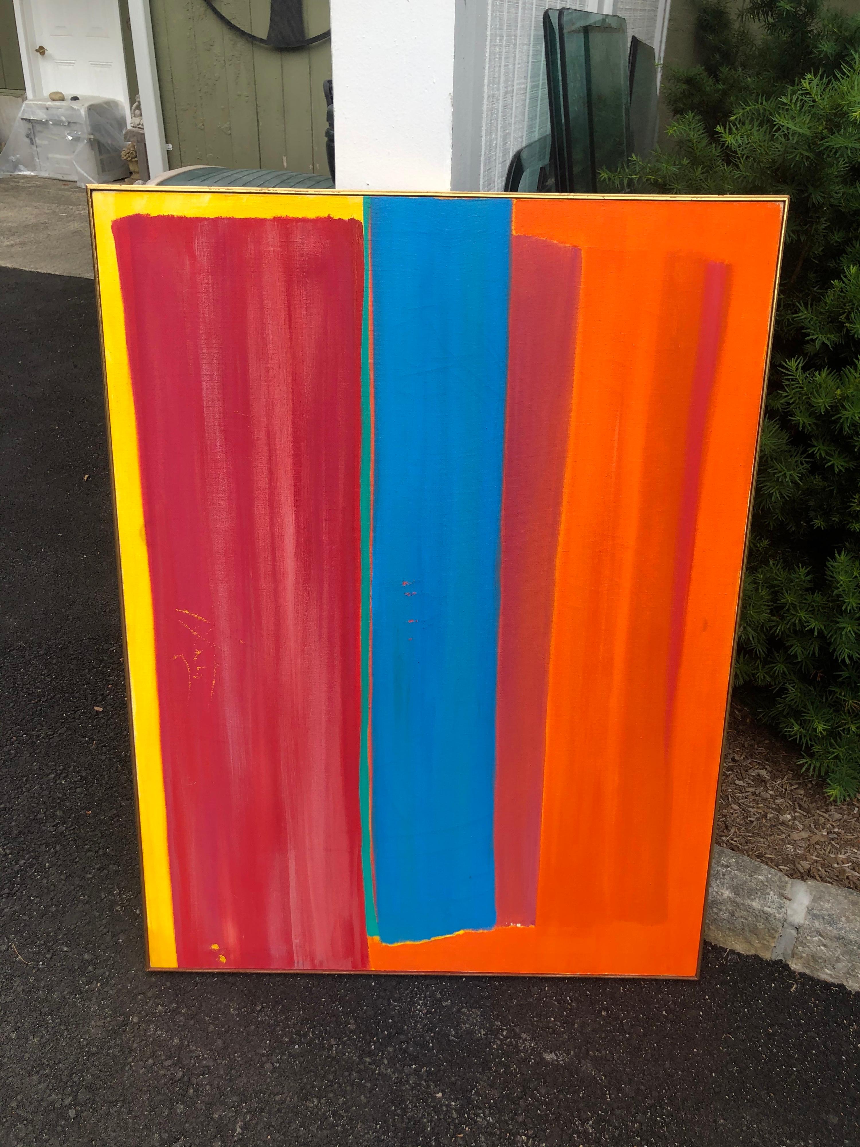 Mid Century Abstract in Primary Colors For Sale 2