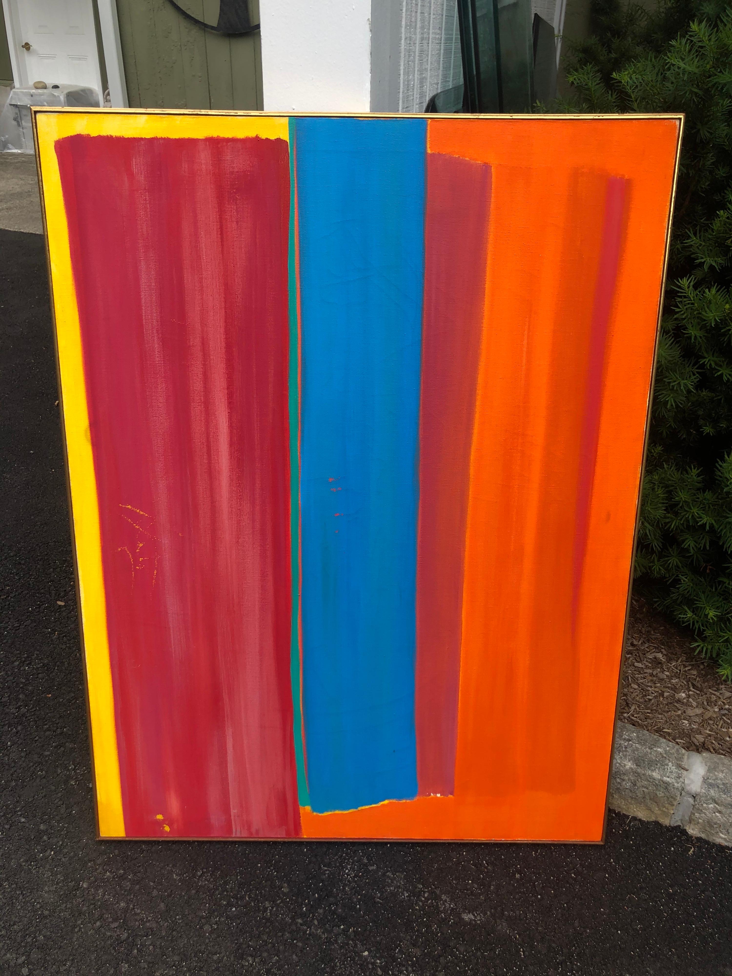 Mid Century Abstract in Primary Colors For Sale 3