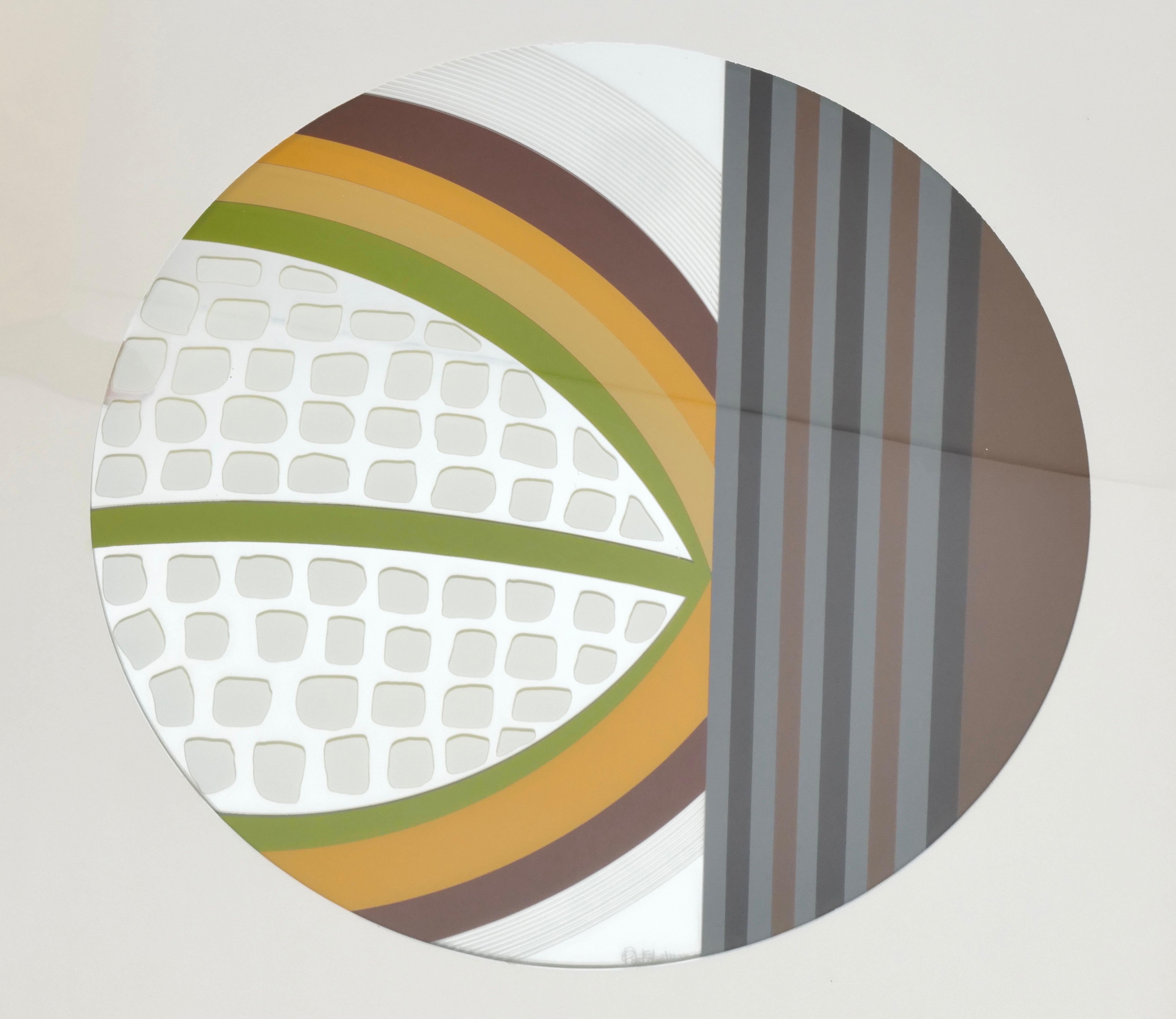 Mid Century Abstract Mirror Wall Art For Sale 8