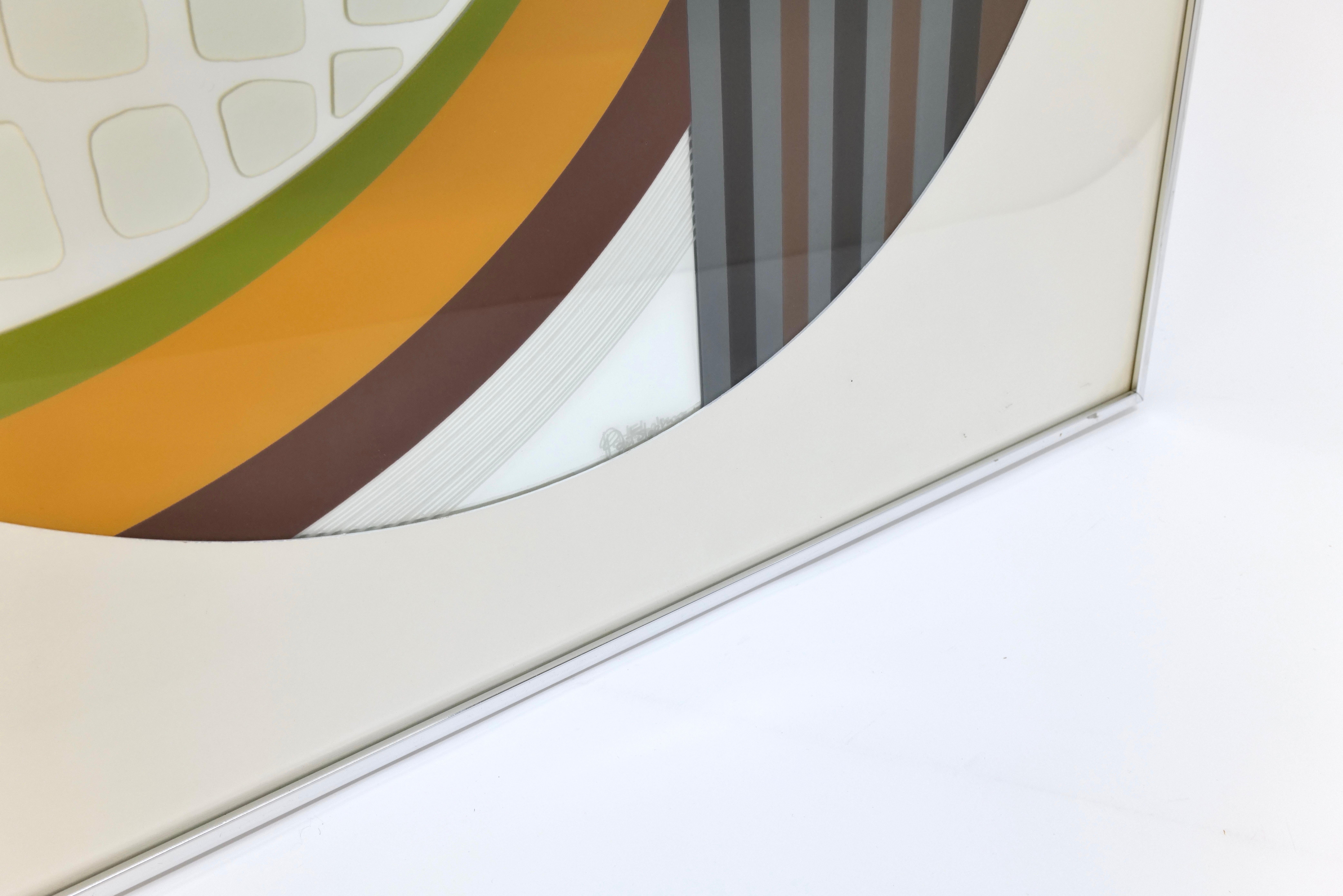 American Mid Century Abstract Mirror Wall Art For Sale