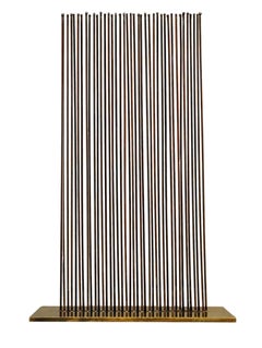 Sculpture sonore moderne abstraite du milieu du siècle par Val Bertoia en cuivre et laiton