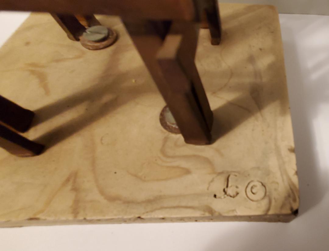 Mid Century Abstract Nail Sculpture by Artist Dave Grossman Titled 