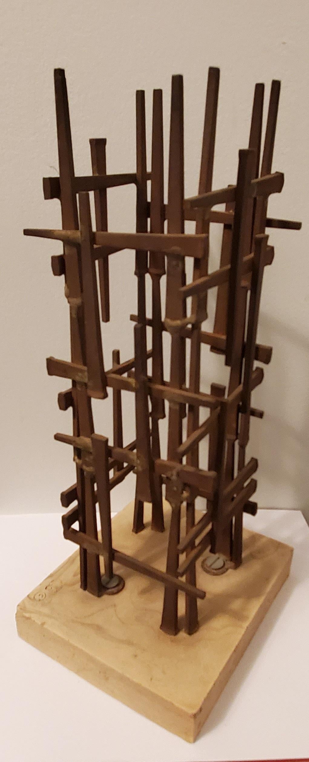 Brutal Sculpture Titled  'SKYSCRAPER