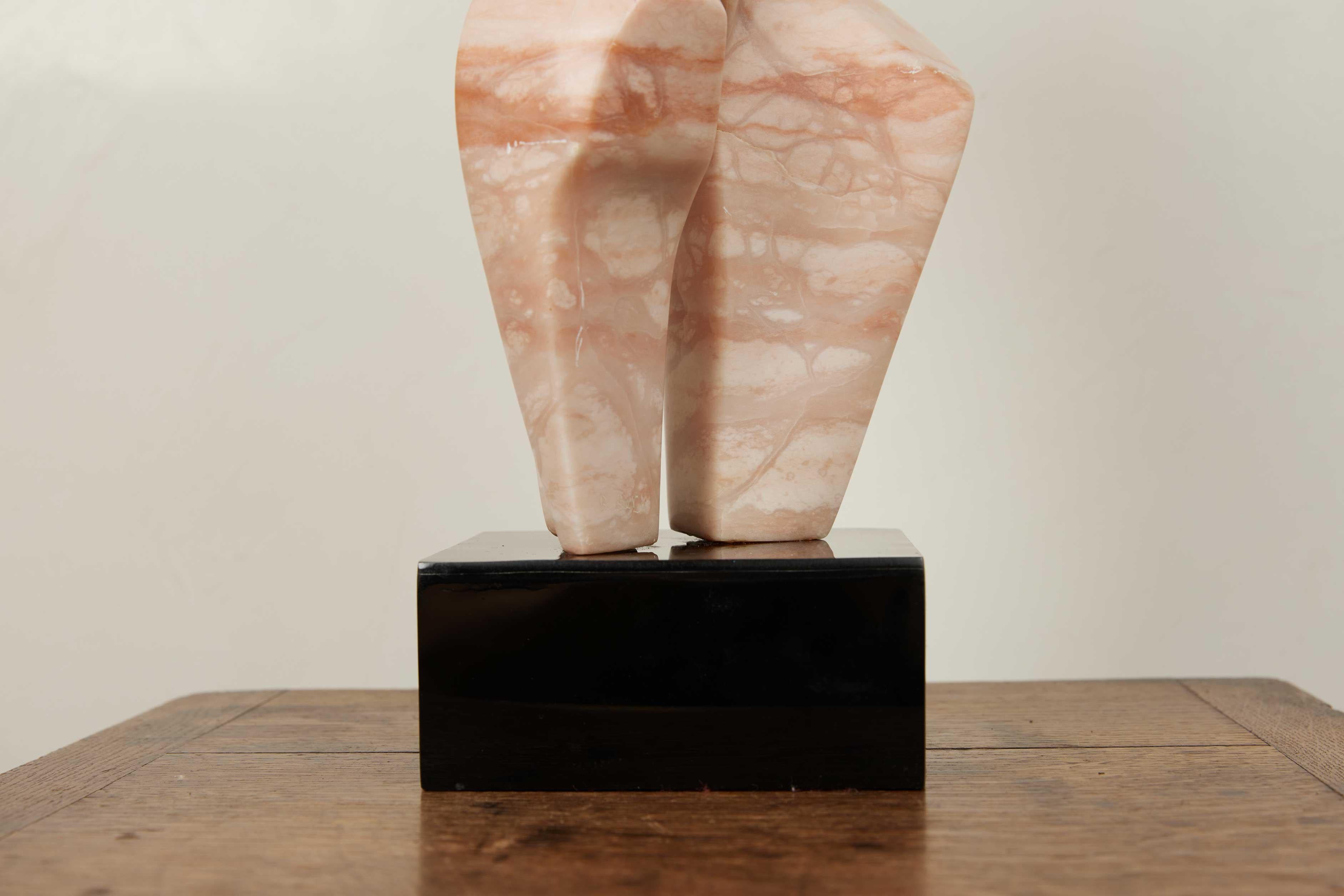 Mid Century Abstract Nude Marble Sculpture by, Robert Bery Signed  1953 For Sale 1