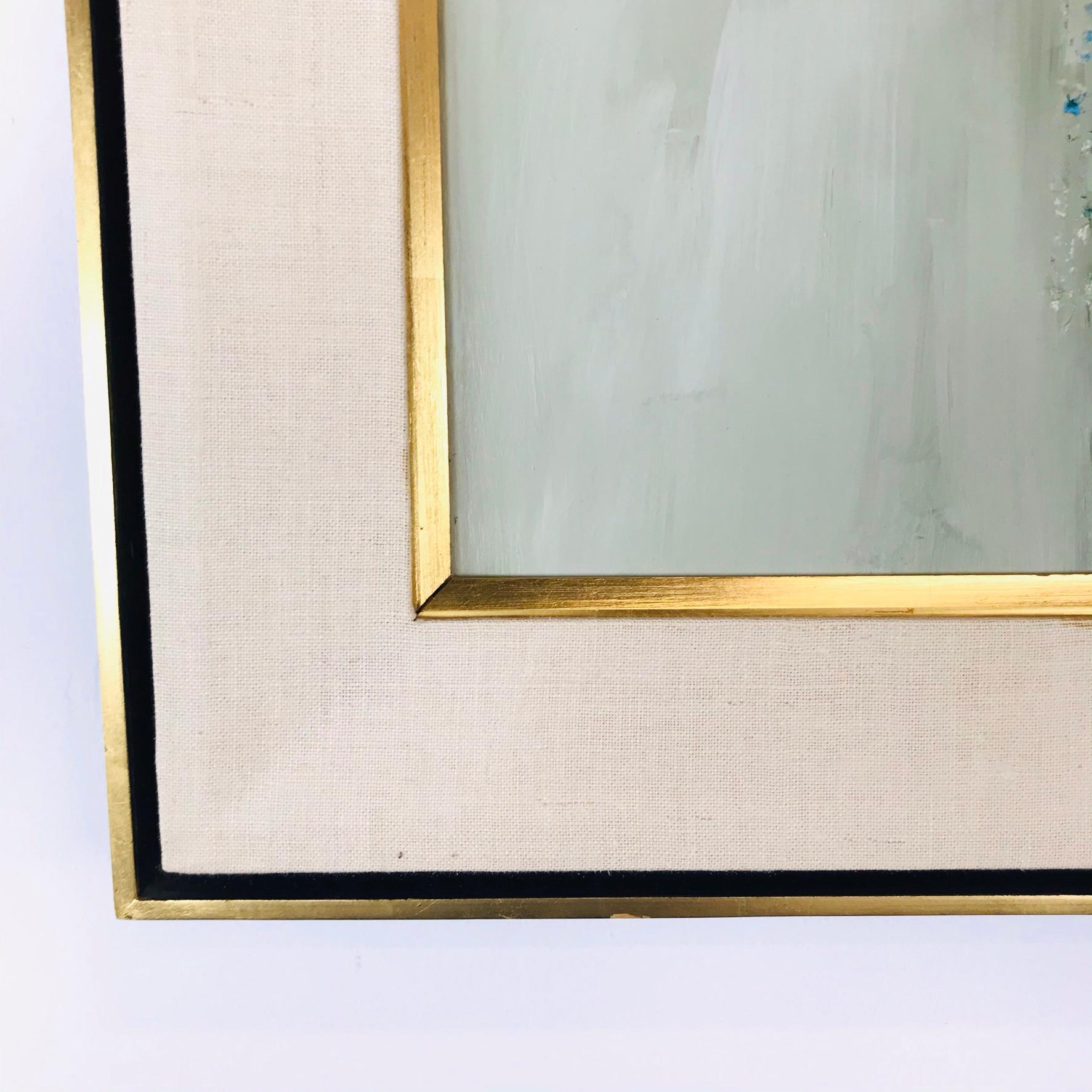 Midcentury Abstract Oil Painting by Elva Levy 1