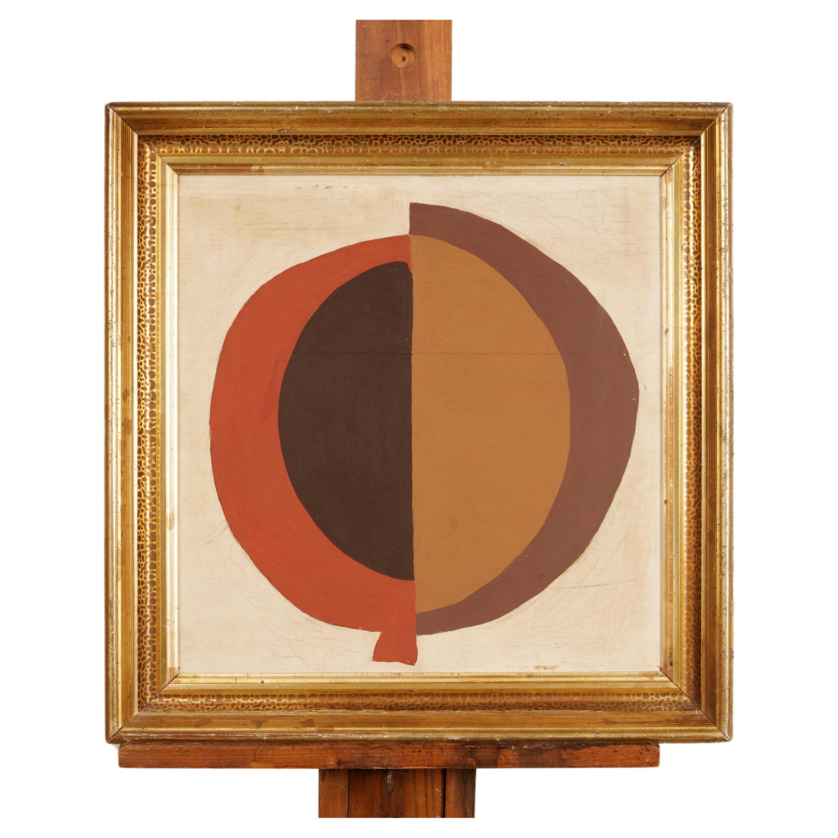 Pintura abstracta moderna de mediados de siglo de Flora Crockett (1892-1979) en venta