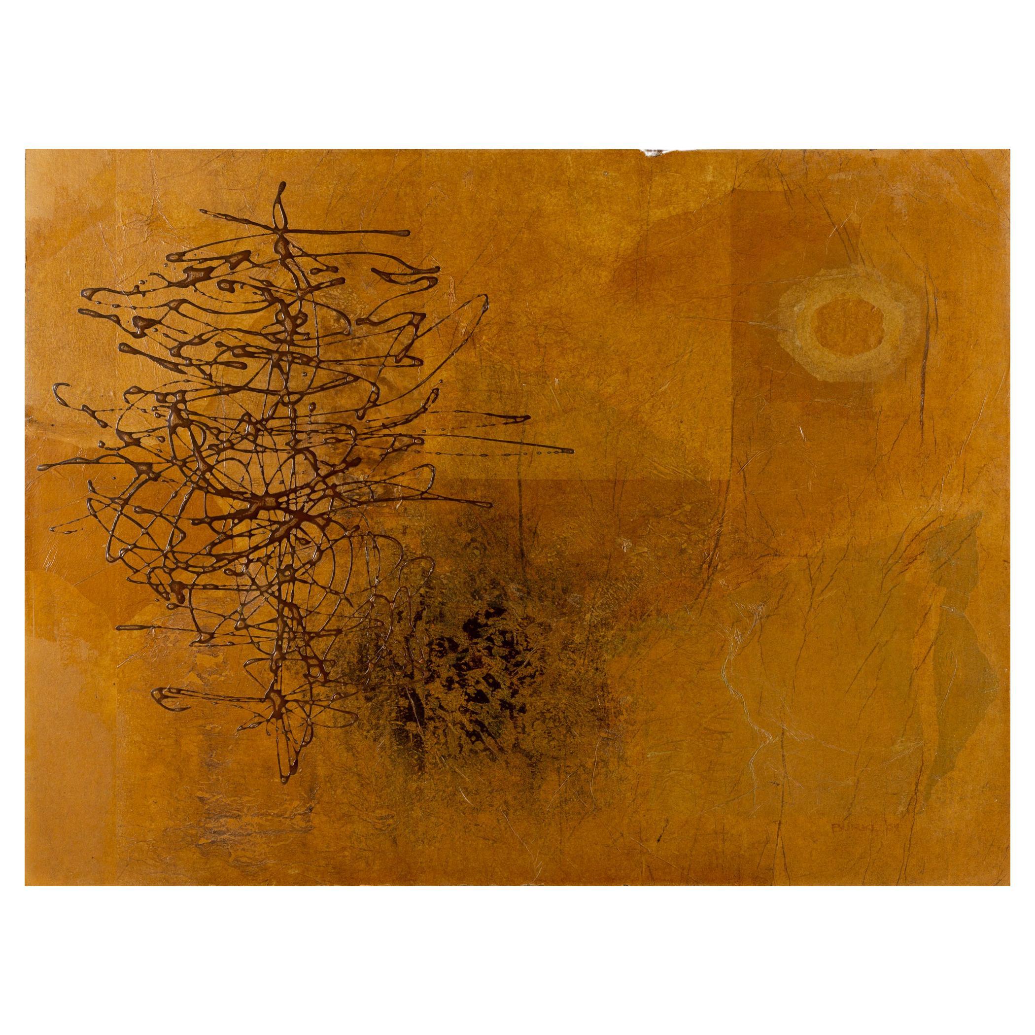 Mid Century Abstract Texture Painting