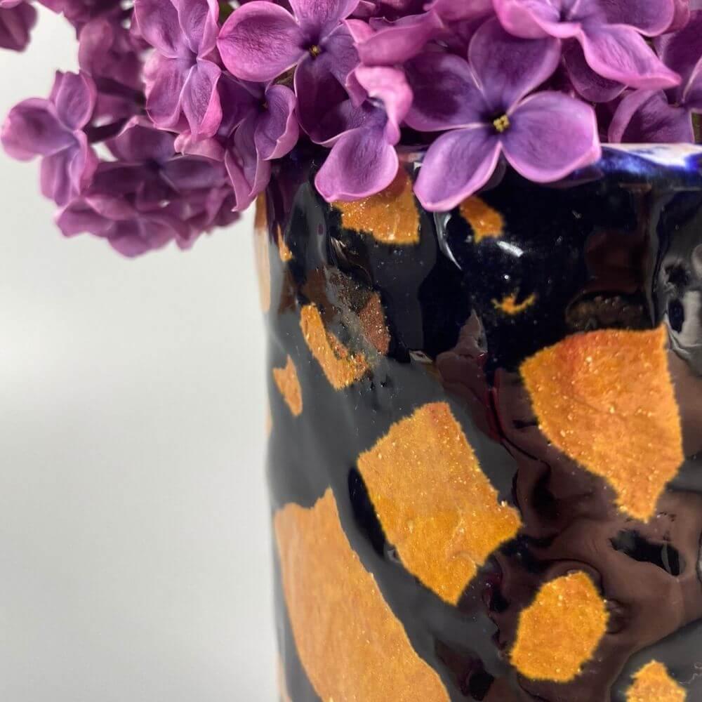 Ceramic Mid-century abstract vase from the 1950s For Sale