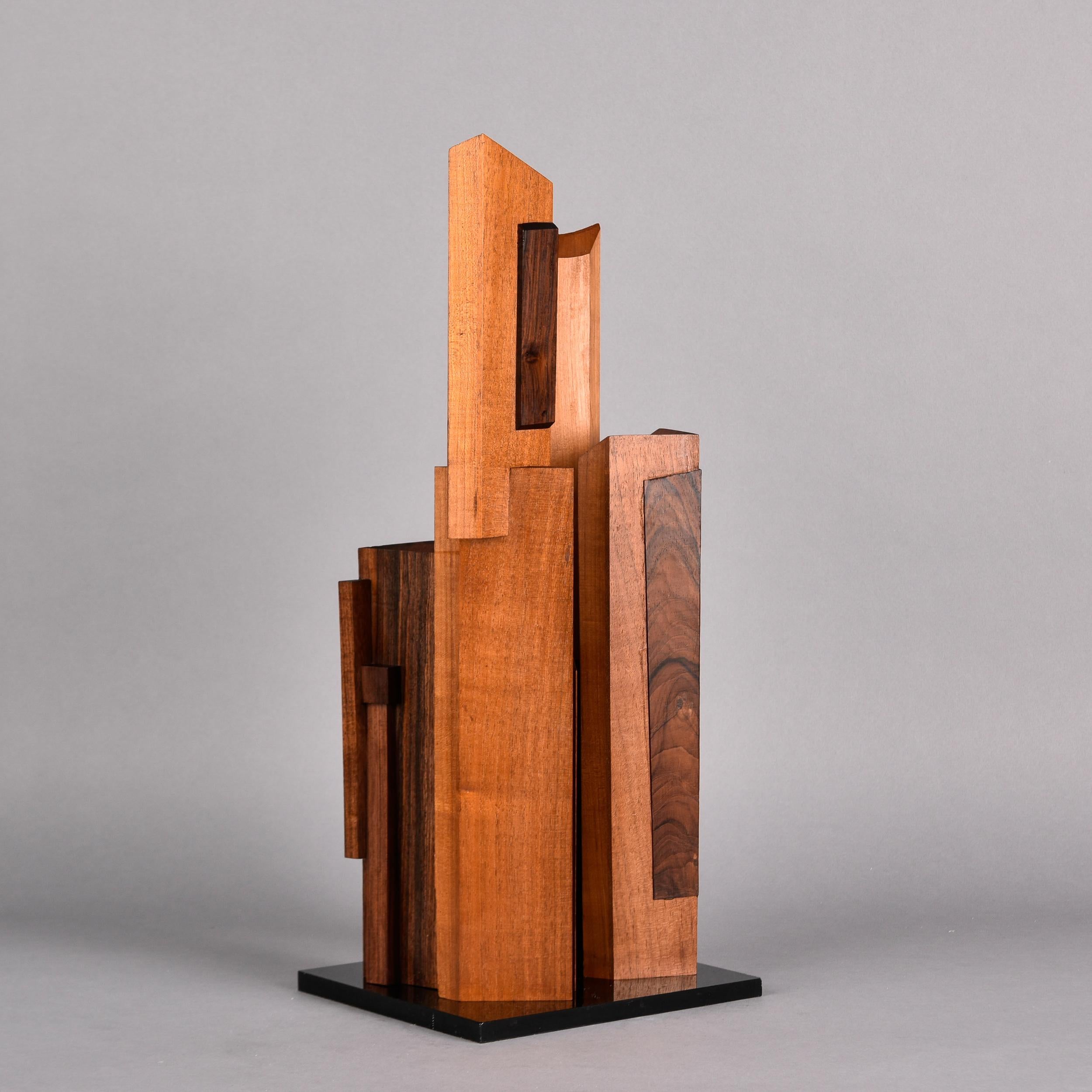 Mid Century Abstract Wood Sculpture by Gibb Taylor  4