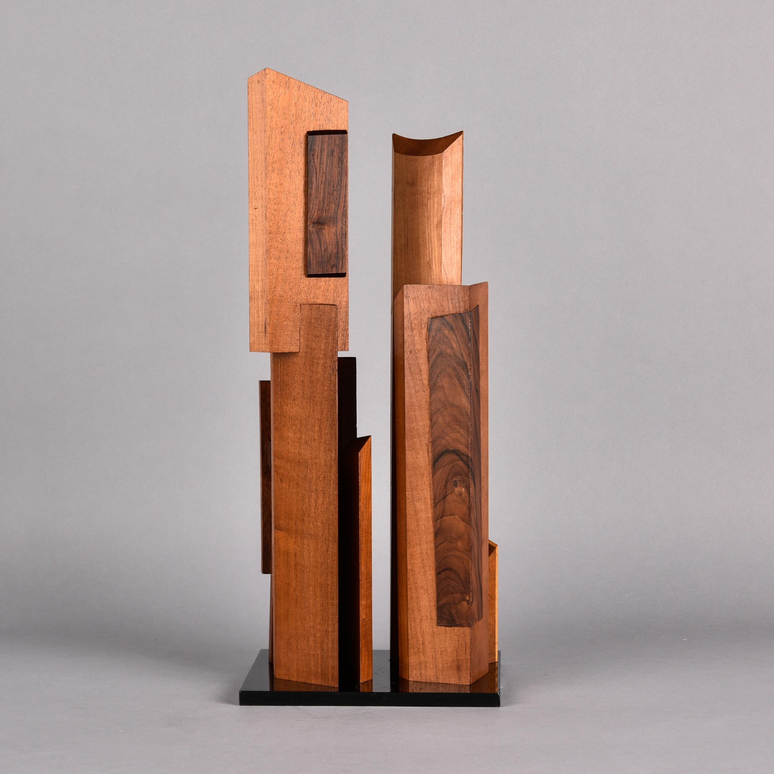 Mid Century Abstract Wood Sculpture by Gibb Taylor In Good Condition In Troy, MI
