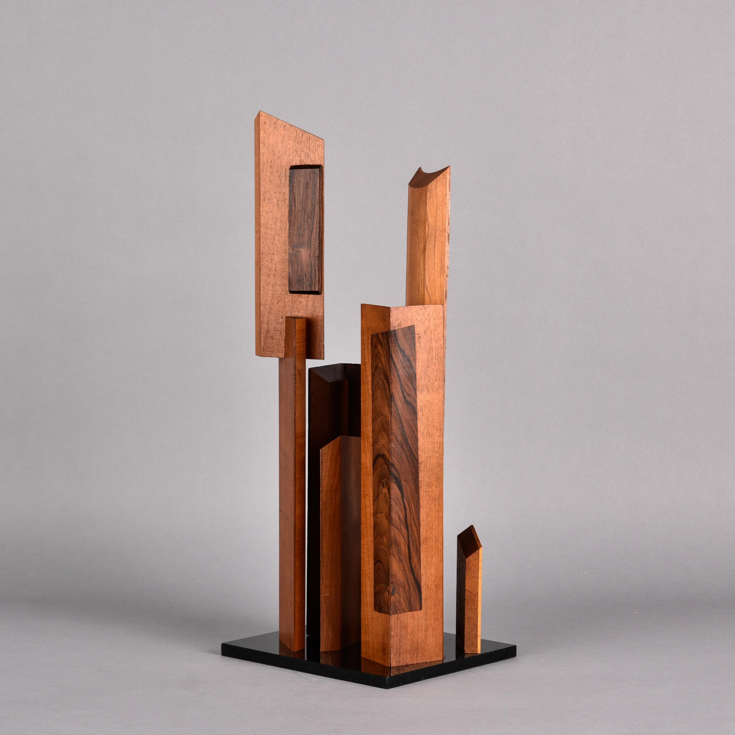 20th Century Mid Century Abstract Wood Sculpture by Gibb Taylor