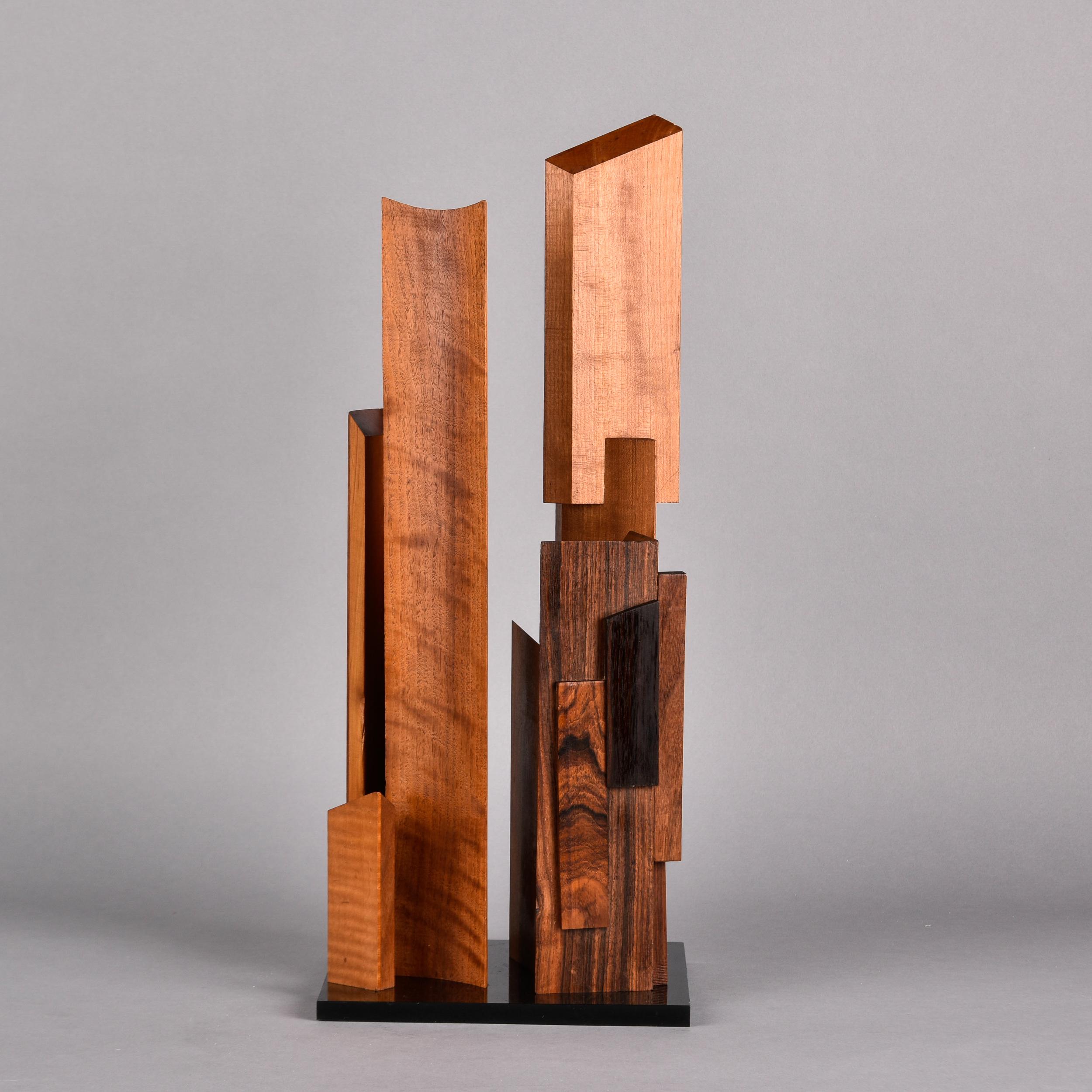 Mid Century Abstract Wood Sculpture by Gibb Taylor 2