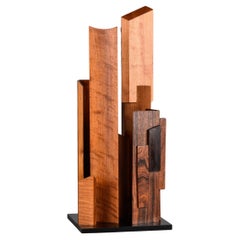 Mid Century Abstract Wood Sculpture by Gibb Taylor 