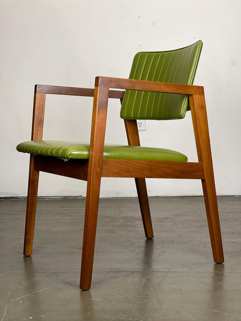 Mid Century Accent Side Chair by Jens Risom for Marble Furniture For Sale 2