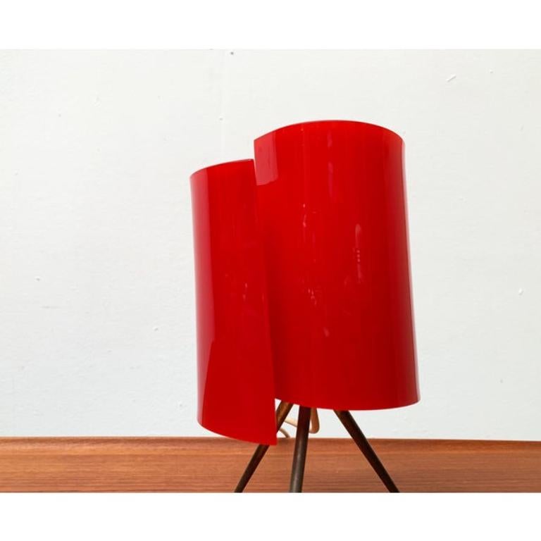 Mid-Century Acryl Tripod Table Lamp, 1960s For Sale 3