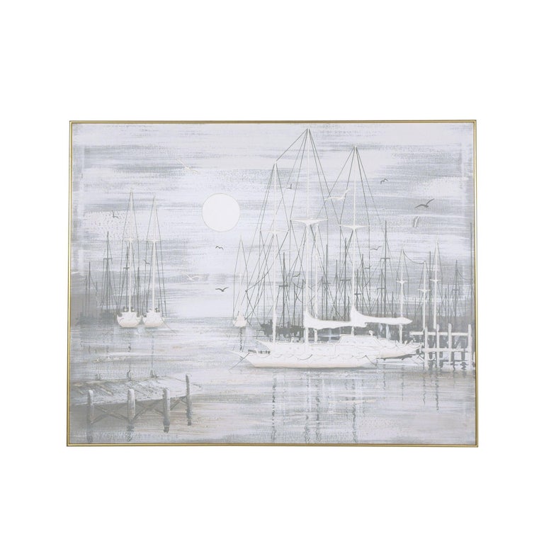 Ship Yard Painting For Sale