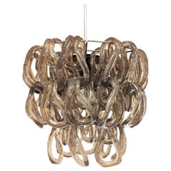 Mid Century Acrylic Chandelier, 1970s