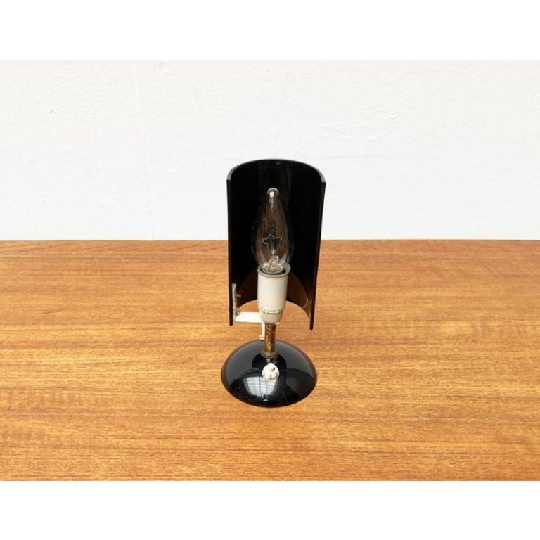 Métal Lampe de table en verre acrylique du milieu du siècle, années 1960 en vente