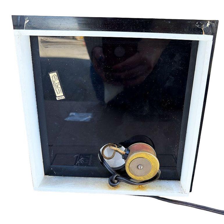 Lámpara de sobremesa acrílica de mediados de siglo Hula Girl Silueta de palmera de medianoche by Moss en venta 5