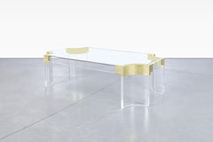 Couchtisch „Inner-Wasserfall“ aus Acryl von Charles Hollis Jones aus der Mitte des Jahrhunderts