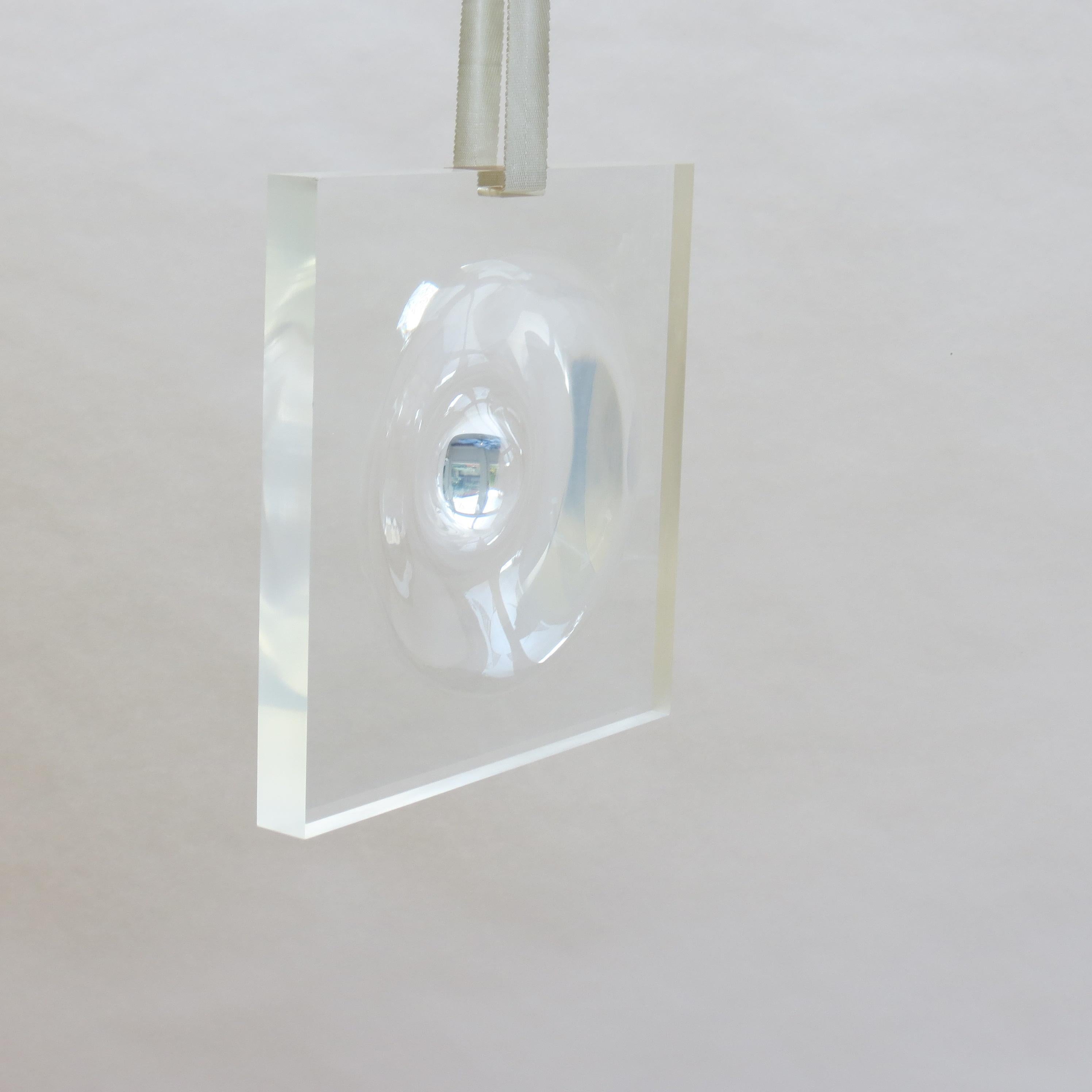 Mid-century Acrylic Wall Hanging Lenscope by Karl Gerstner Swiss, 1960s For Sale 6