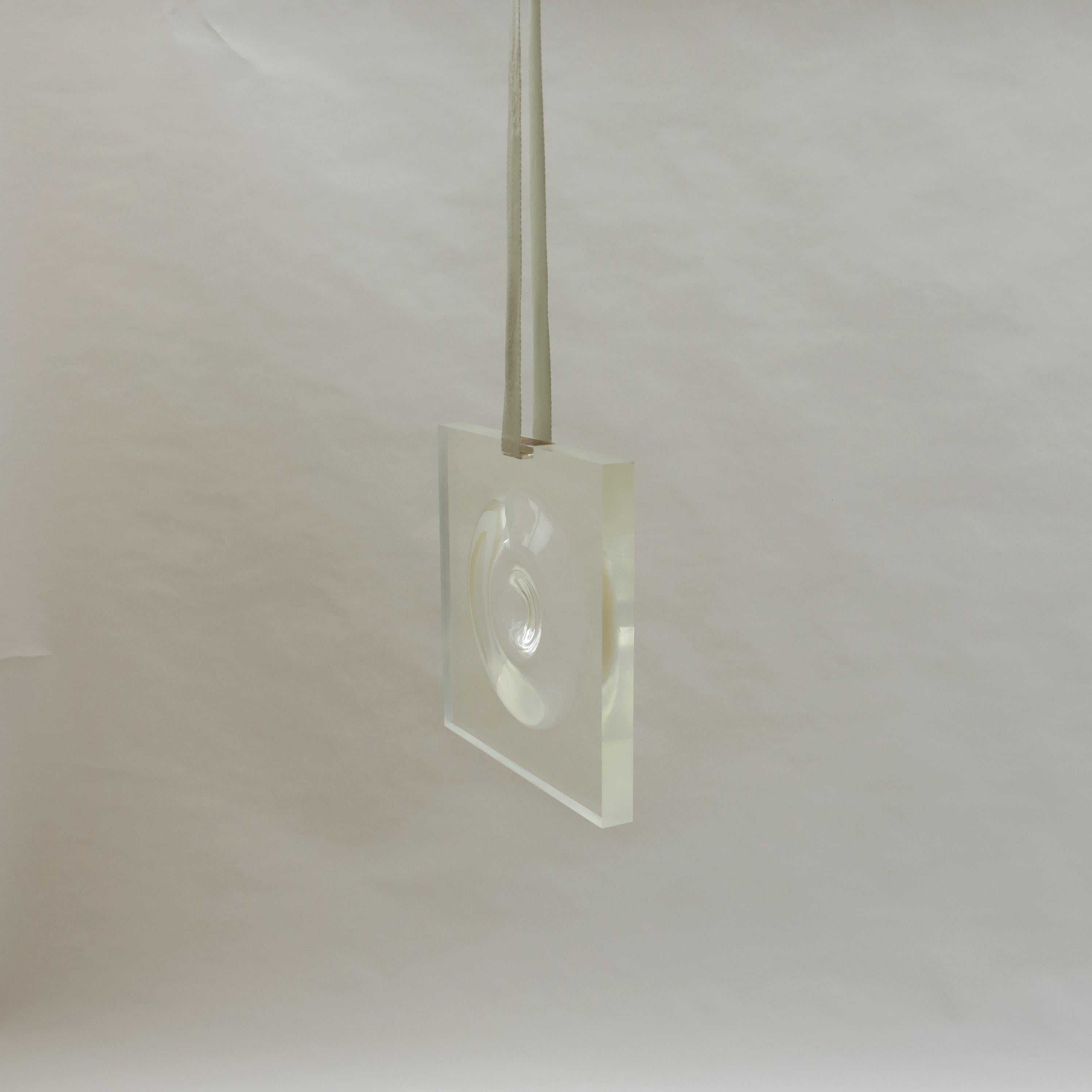 Italian Mid-century Acrylic Wall Hanging Lenscope by Karl Gerstner Swiss, 1960s For Sale