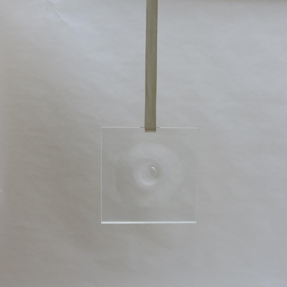 Machine-Made Mid-century Acrylic Wall Hanging Lenscope by Karl Gerstner Swiss, 1960s For Sale